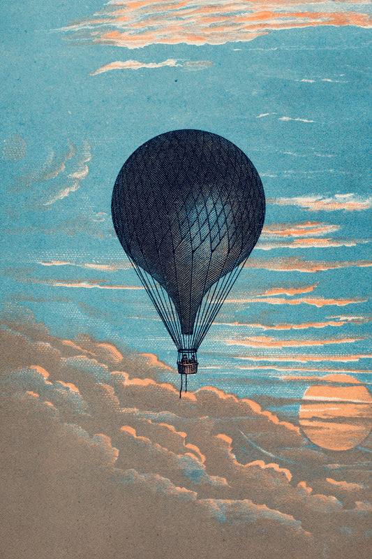 Le Ballon by Imprimeur E. Pichot: A 19th-Century Ode to Flight