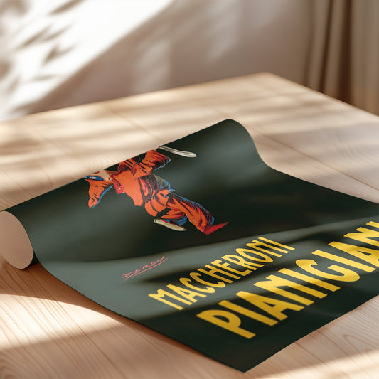 Maccheroni and Modernism: The Playful Precision of Pianigiani’s Italian Poster Art