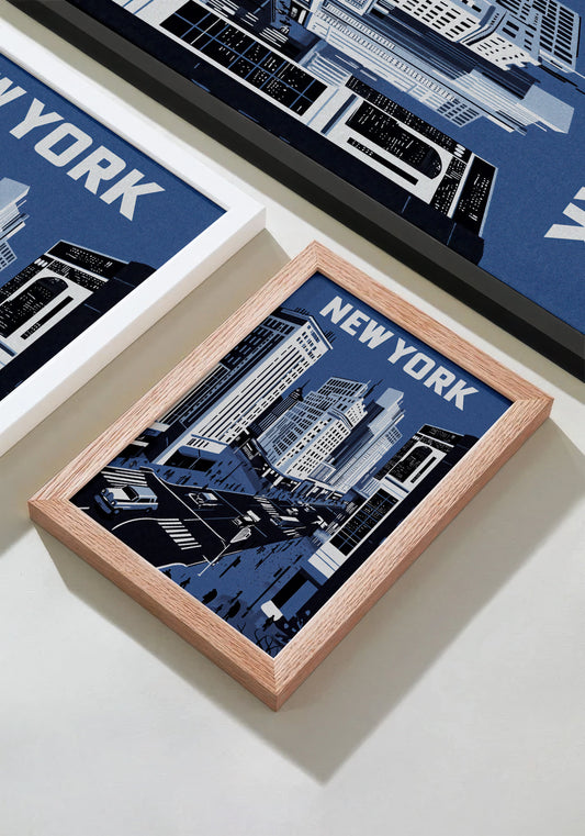 Mid-Century Modern NYC Posters: Where Vintage Vibes Meet Urban Hustle