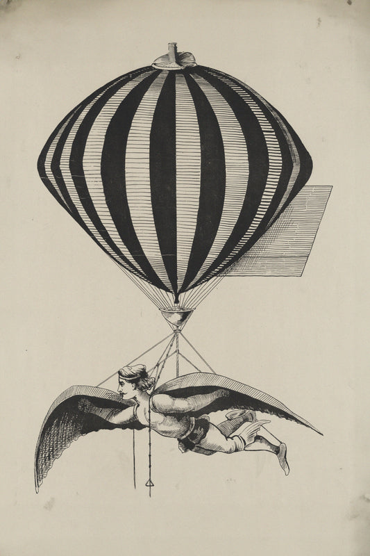 Balloon & Wing: A 19th-Century Vision of Hybrid Flight
