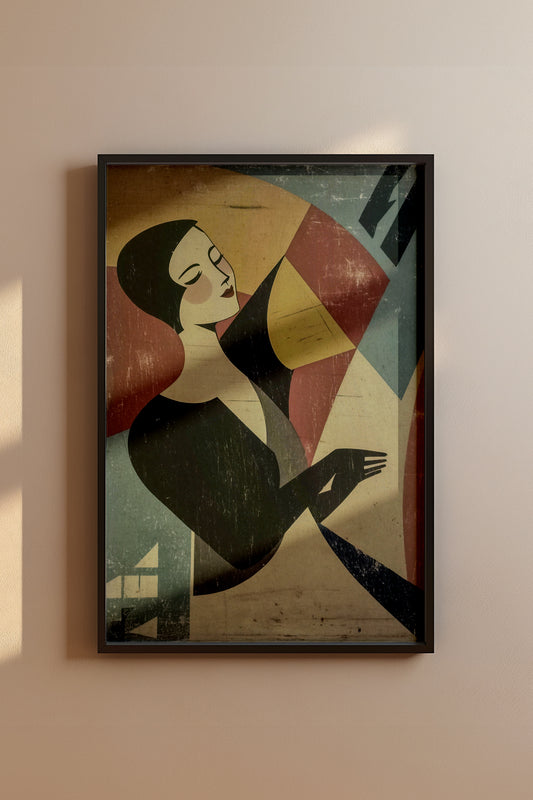 1920's Spanish Art Deco Wall Art Vintage-Inspired Poster No. 1
