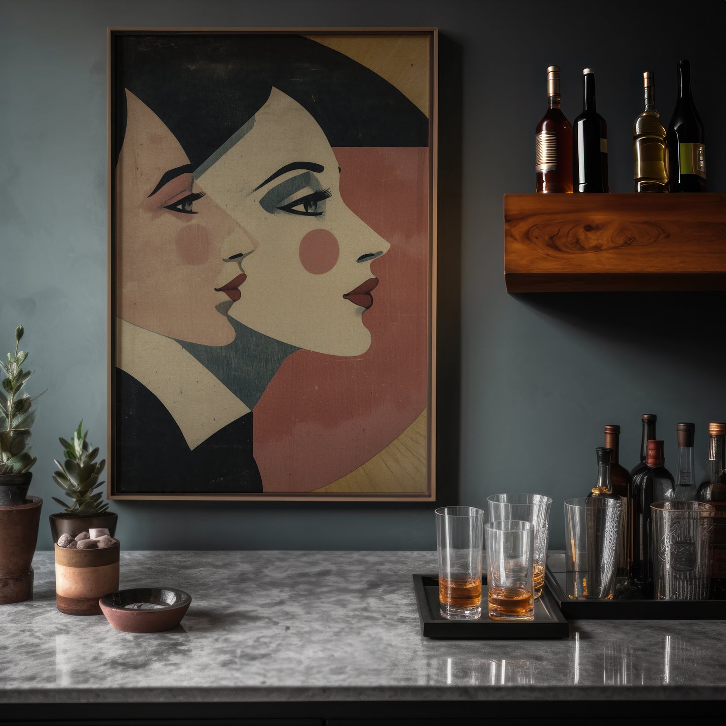 1920's Spanish Art Deco Wall Art Vintage-Inspired Poster No. 2