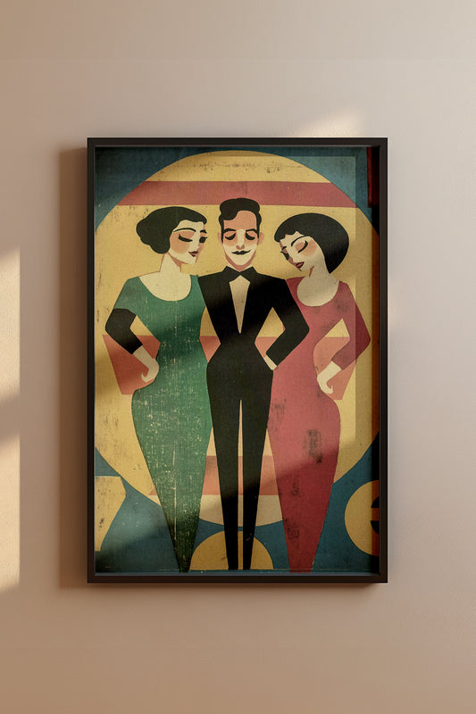 1920's Spanish Art Deco Wall Art Vintage-Inspired Poster No. 5