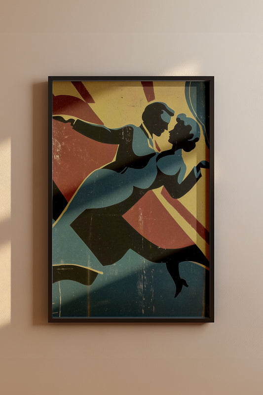 1920's Spanish Art Deco Wall Art Vintage-Inspired Poster No. 7