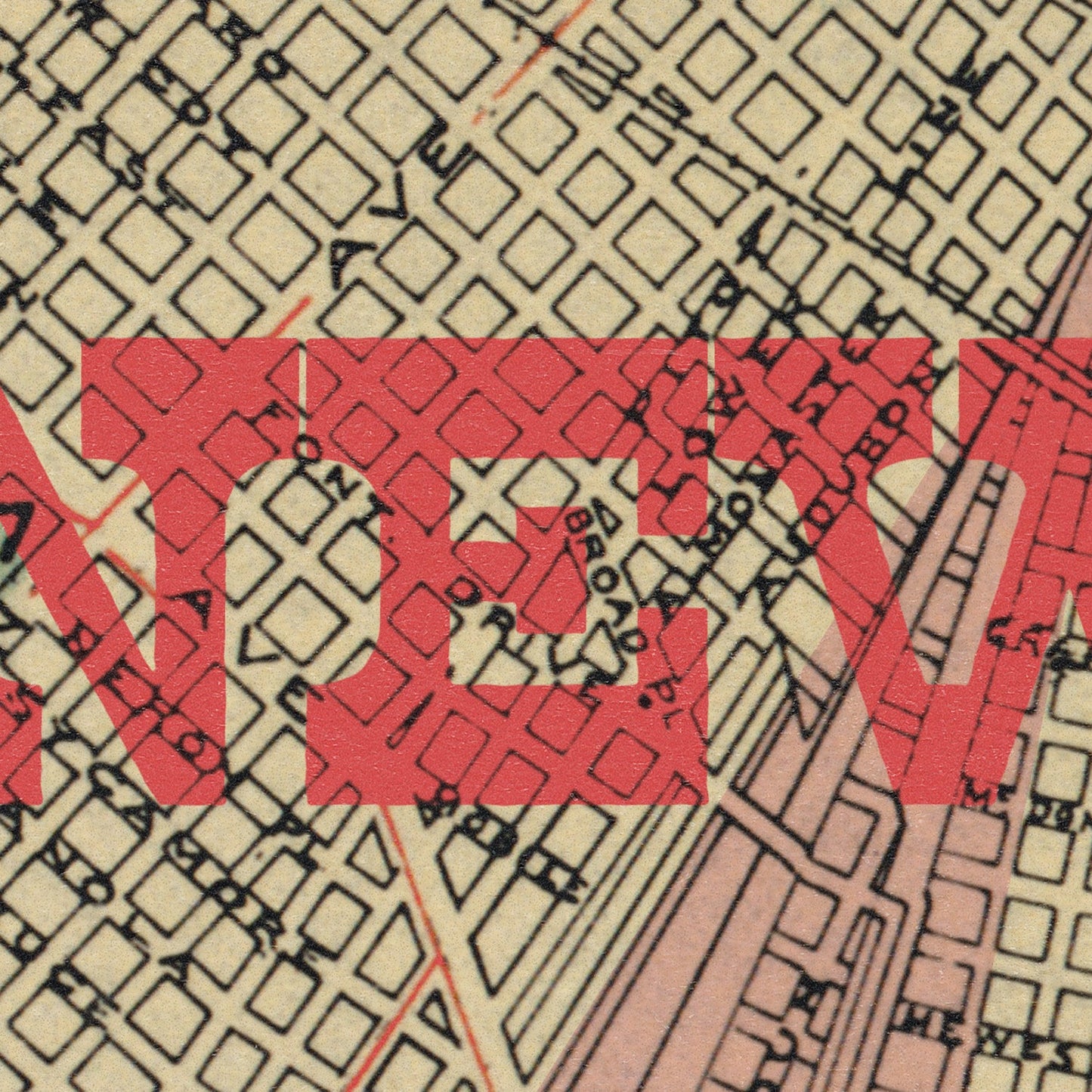New Orleans Map Print