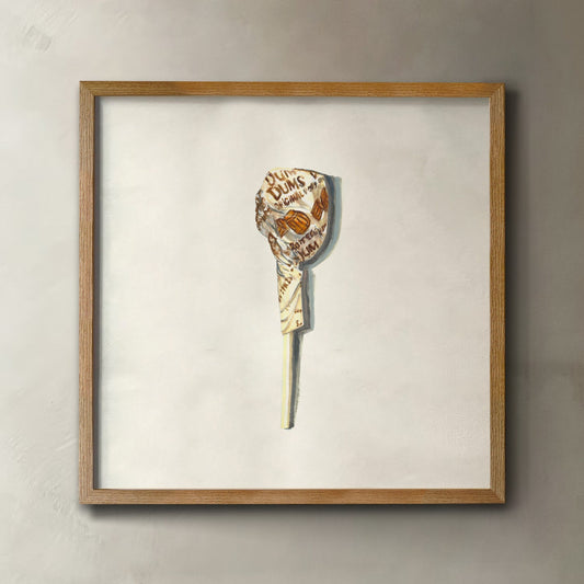 Root Beer Lollipop Print Candy Wall Art