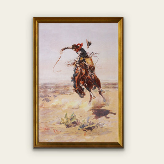 Bucking Horse Print