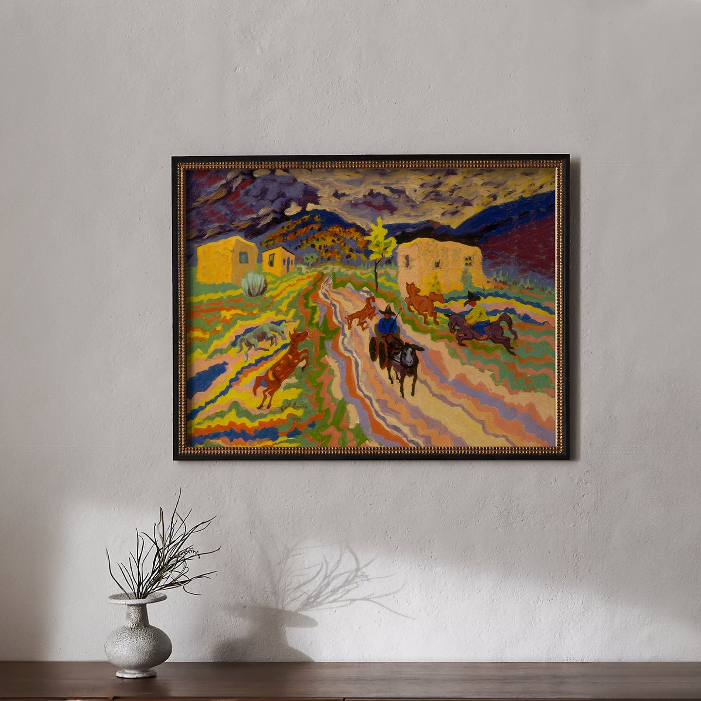 Colorful Wild West Print
