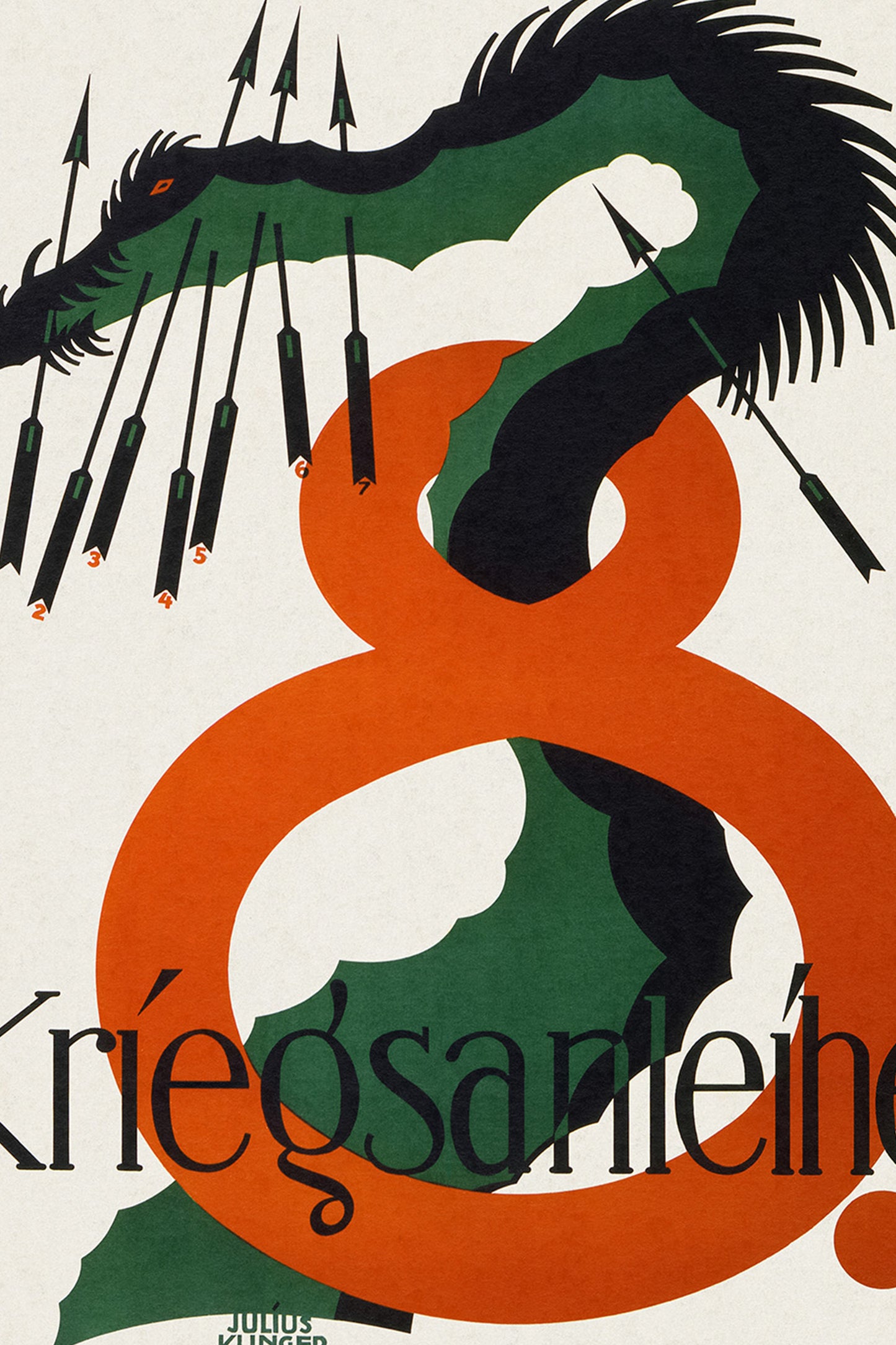 1918 8th War Bonds Vintage Poster