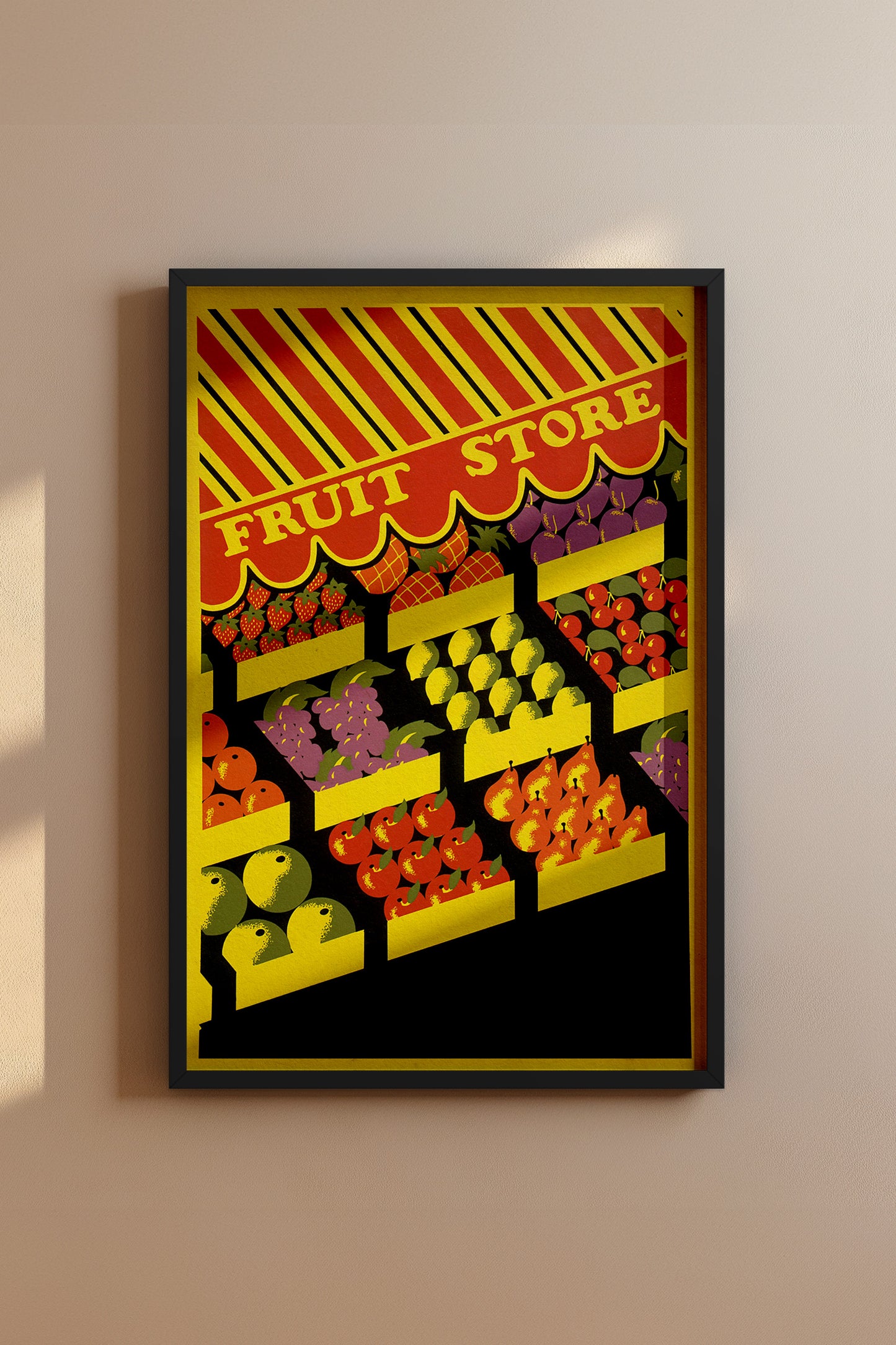 NYC Bodega Vintage Poster - 1939 WPA Federal Art Project ‘Fruit Store’