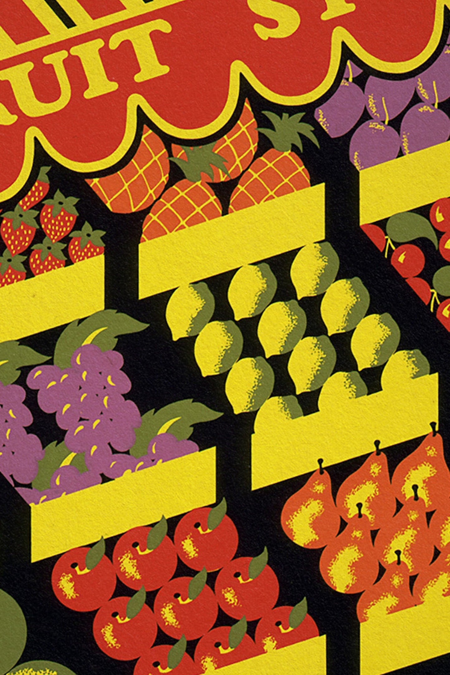 NYC Bodega Vintage Poster - 1939 WPA Federal Art Project ‘Fruit Store’