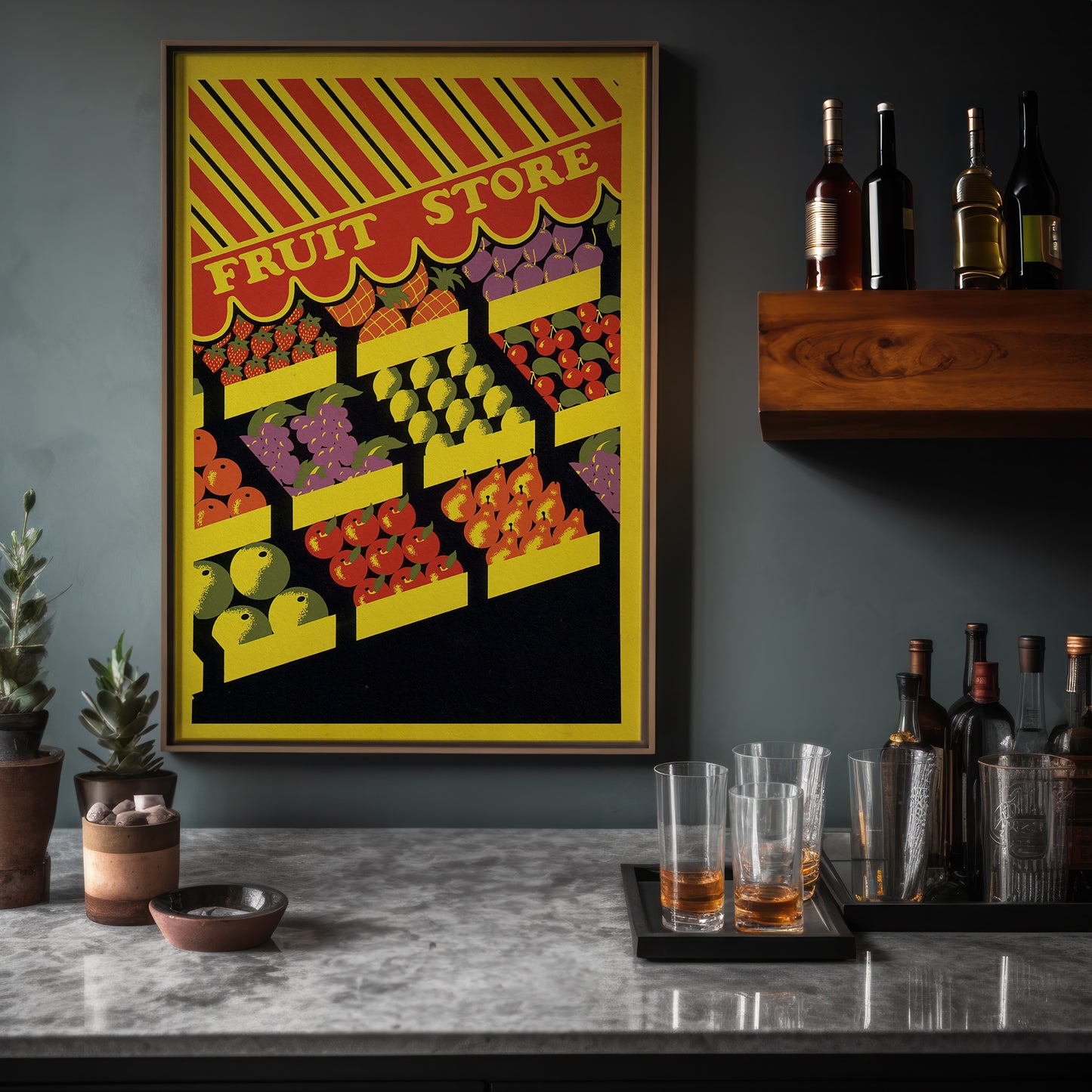 NYC Bodega Vintage Poster - 1939 WPA Federal Art Project ‘Fruit Store’