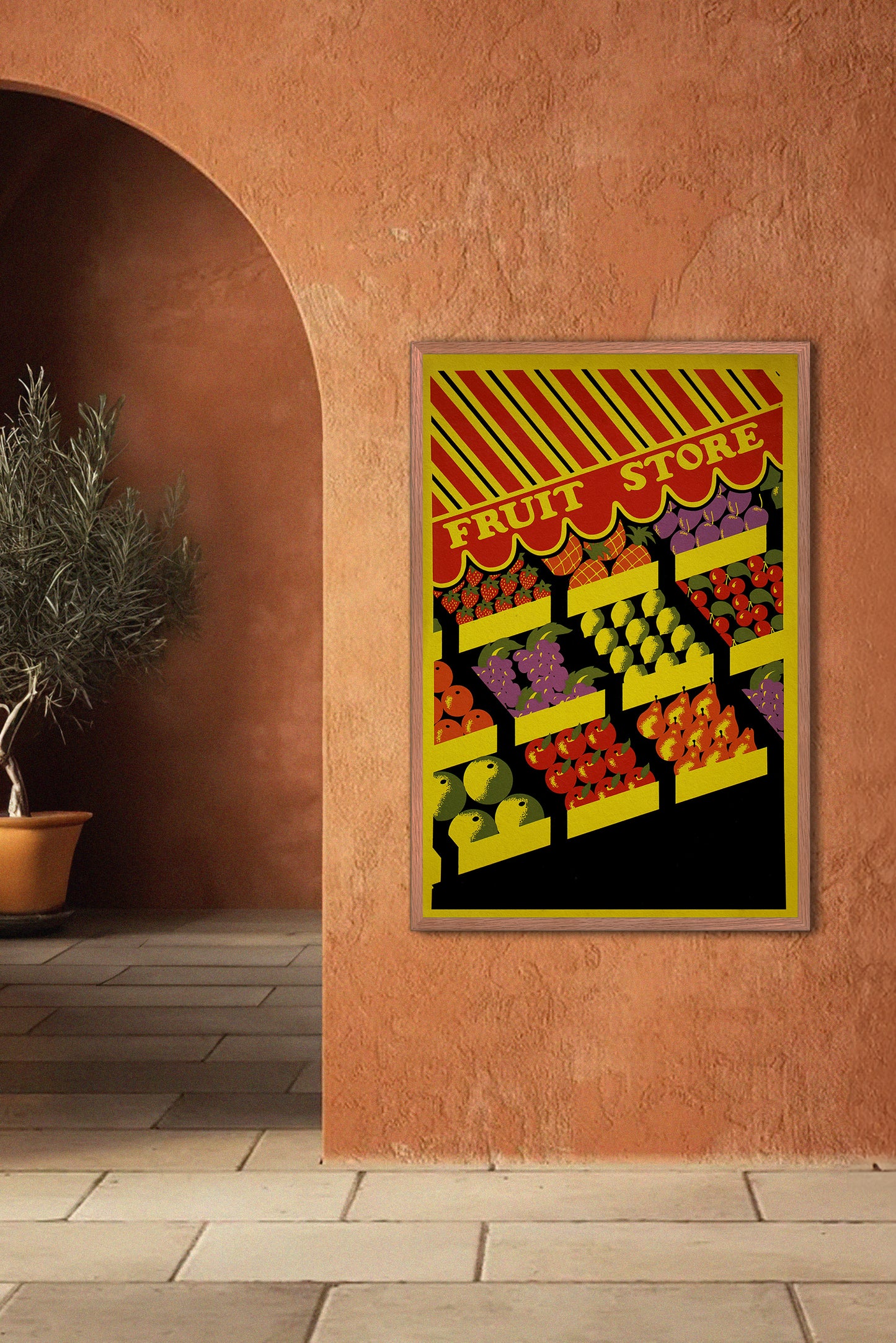 NYC Bodega Vintage Poster - 1939 WPA Federal Art Project ‘Fruit Store’