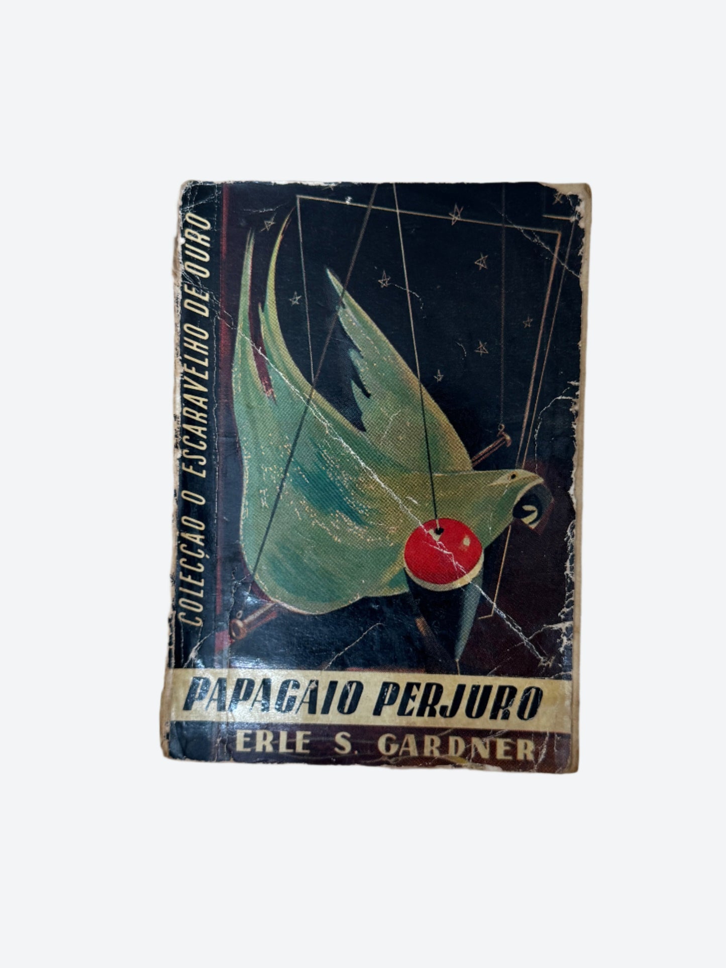 Vintage 1953 Brazilian Portuguese Mystery Novel 'Papagaio Perjuro'