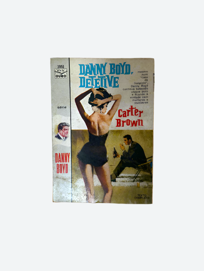 Vintage 1961 Brazilian Portuguese Mystery Novel 'Danny Boyd, Detective'