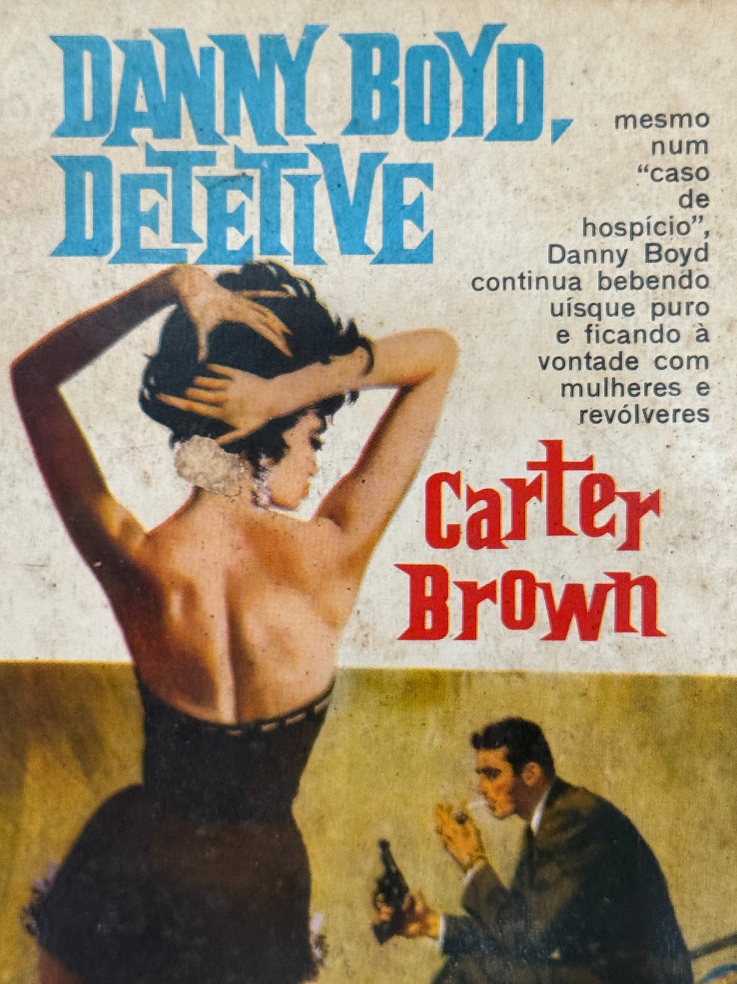 Vintage 1961 Brazilian Portuguese Mystery Novel 'Danny Boyd, Detective'