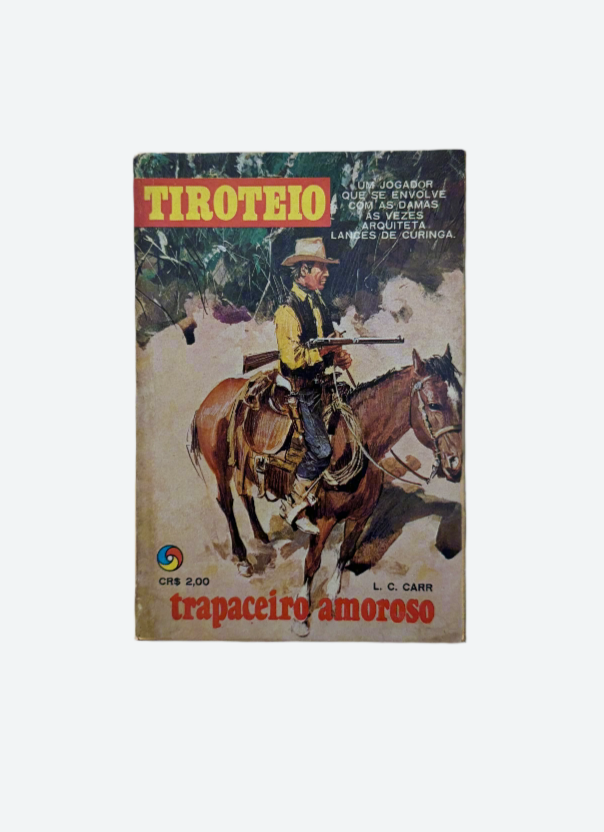 Vintage 1960s Brazilian Portuguese Country Western Novel 'Tiroteio'