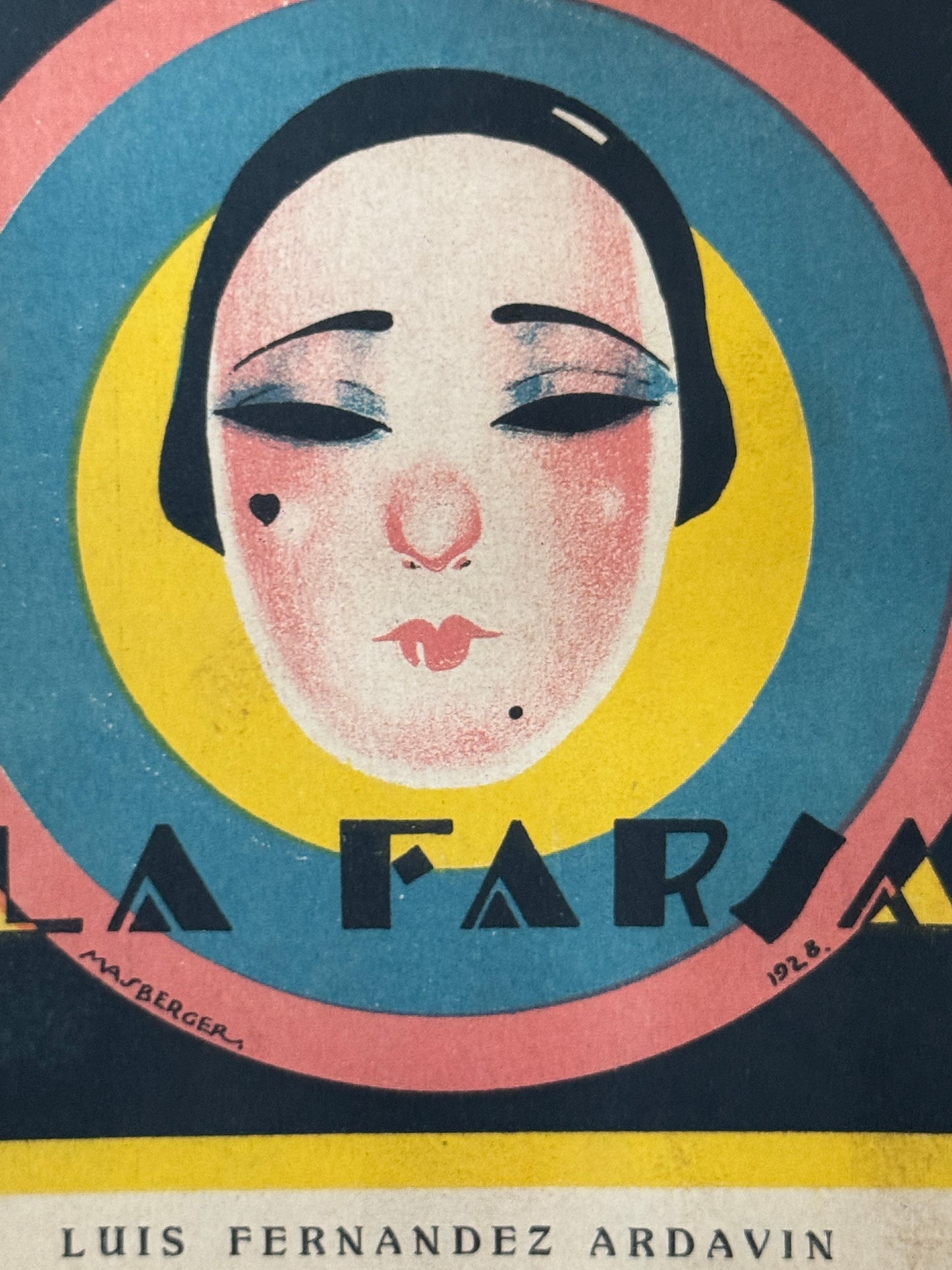 Vintage 1928 Spanish Zarzuela La Farsa 'La Parranda'