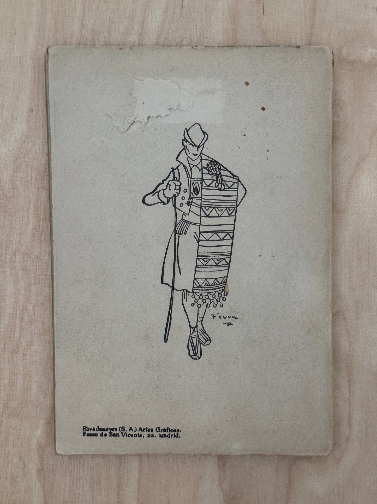 Vintage 1928 Spanish Zarzuela La Farsa 'La Parranda'