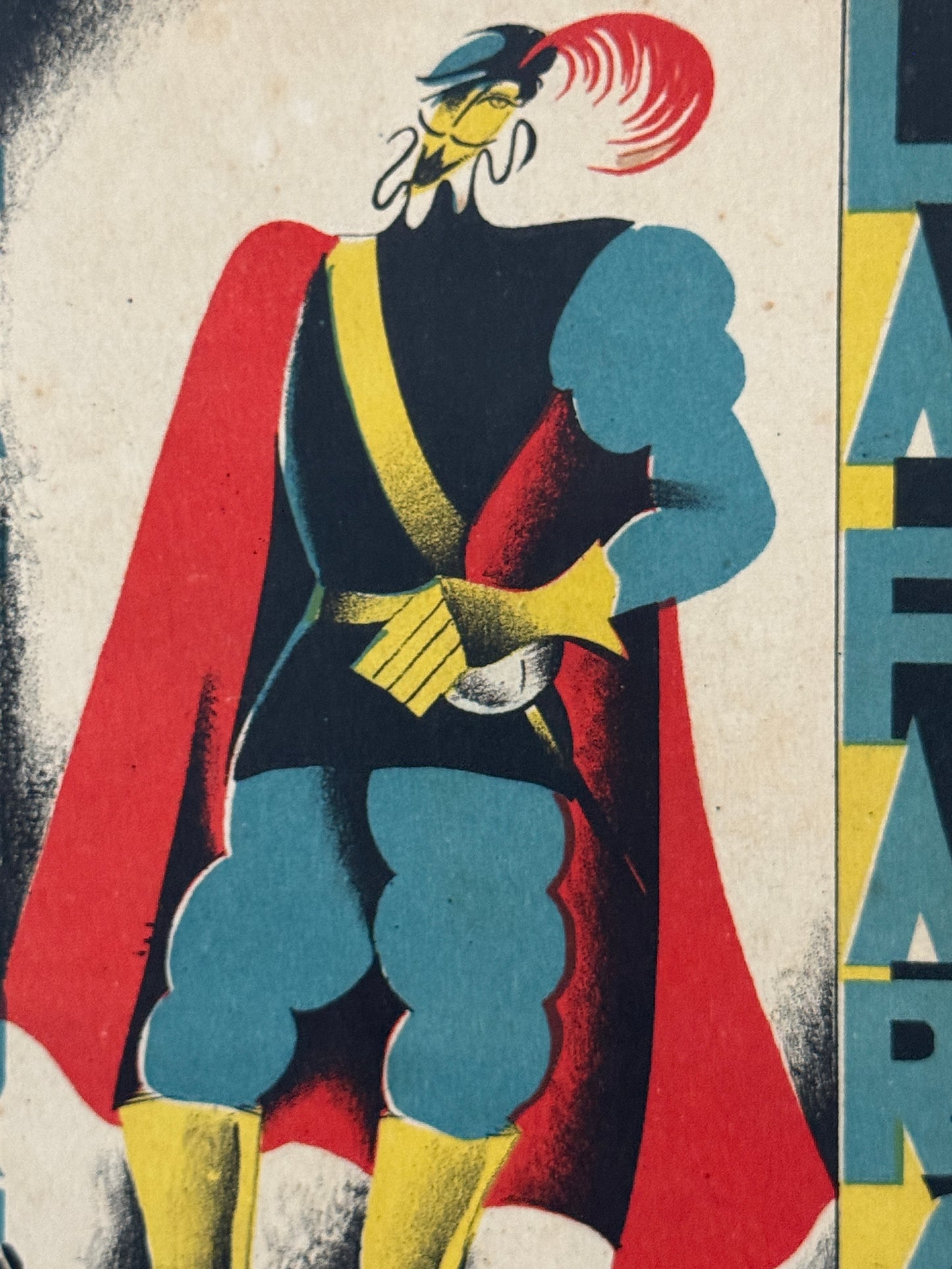 Vintage 1929 Spanish Zarzuela La Farsa 'Los Claveles'