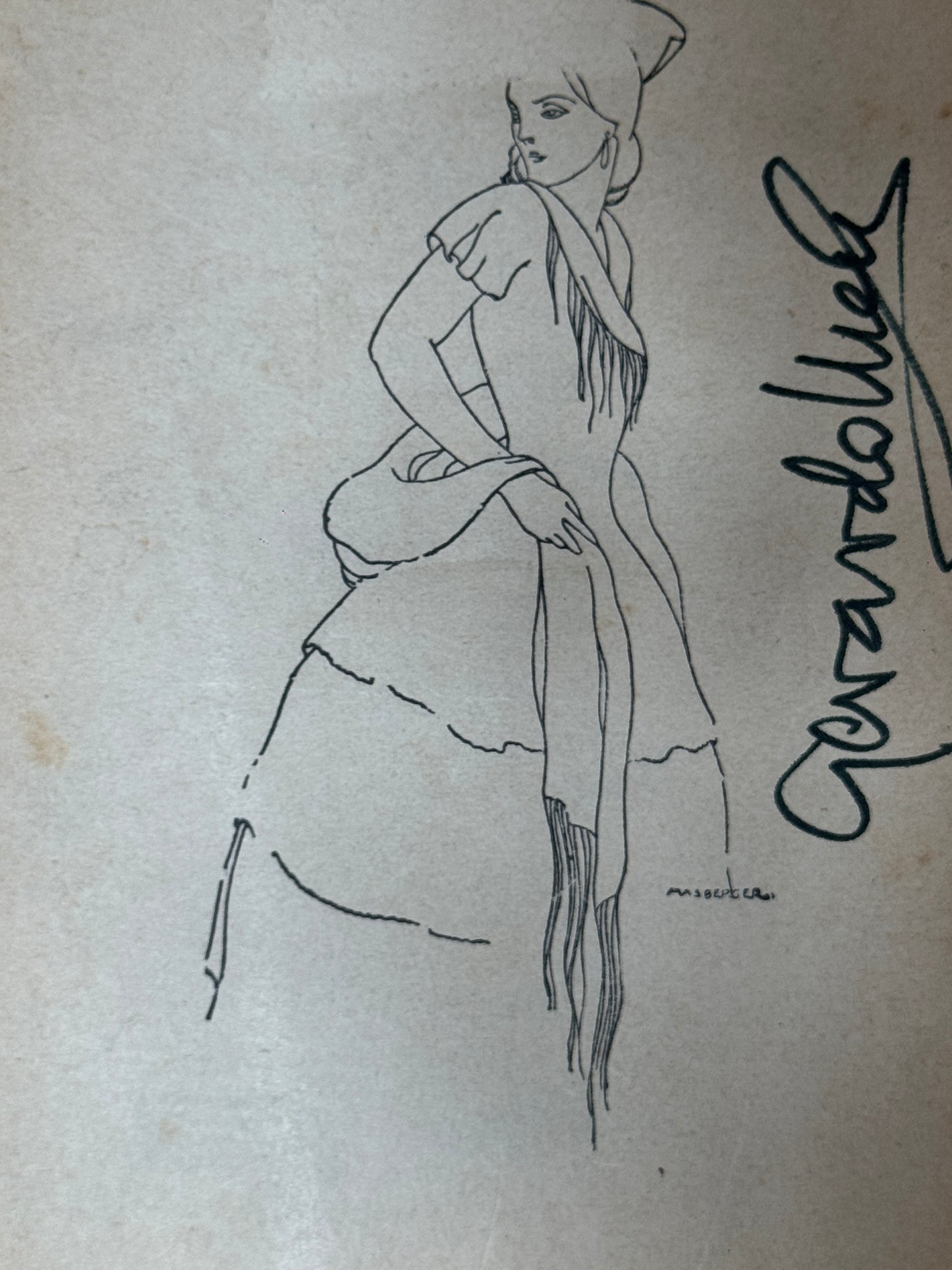 Vintage 1928 Spanish Zarzuela La Farsa 'La Marchenera'