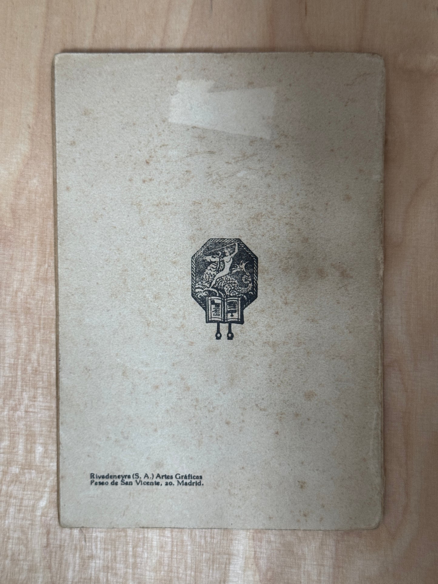 Vintage 1928 Spanish Zarzuela La Farsa 'La Moreria'