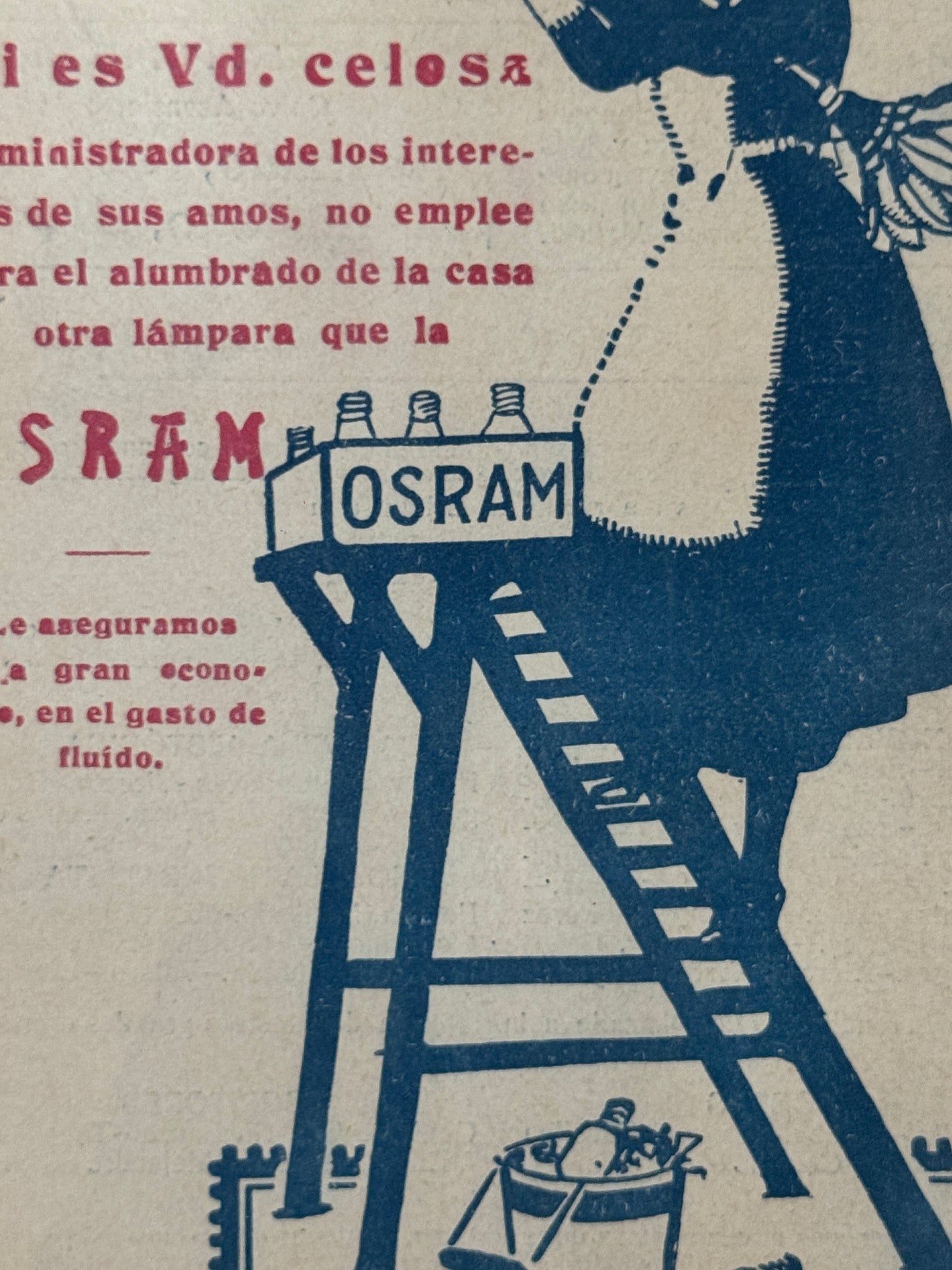 Vintage 1927 Spanish Zarzuela La Farsa 'Las Alondras'