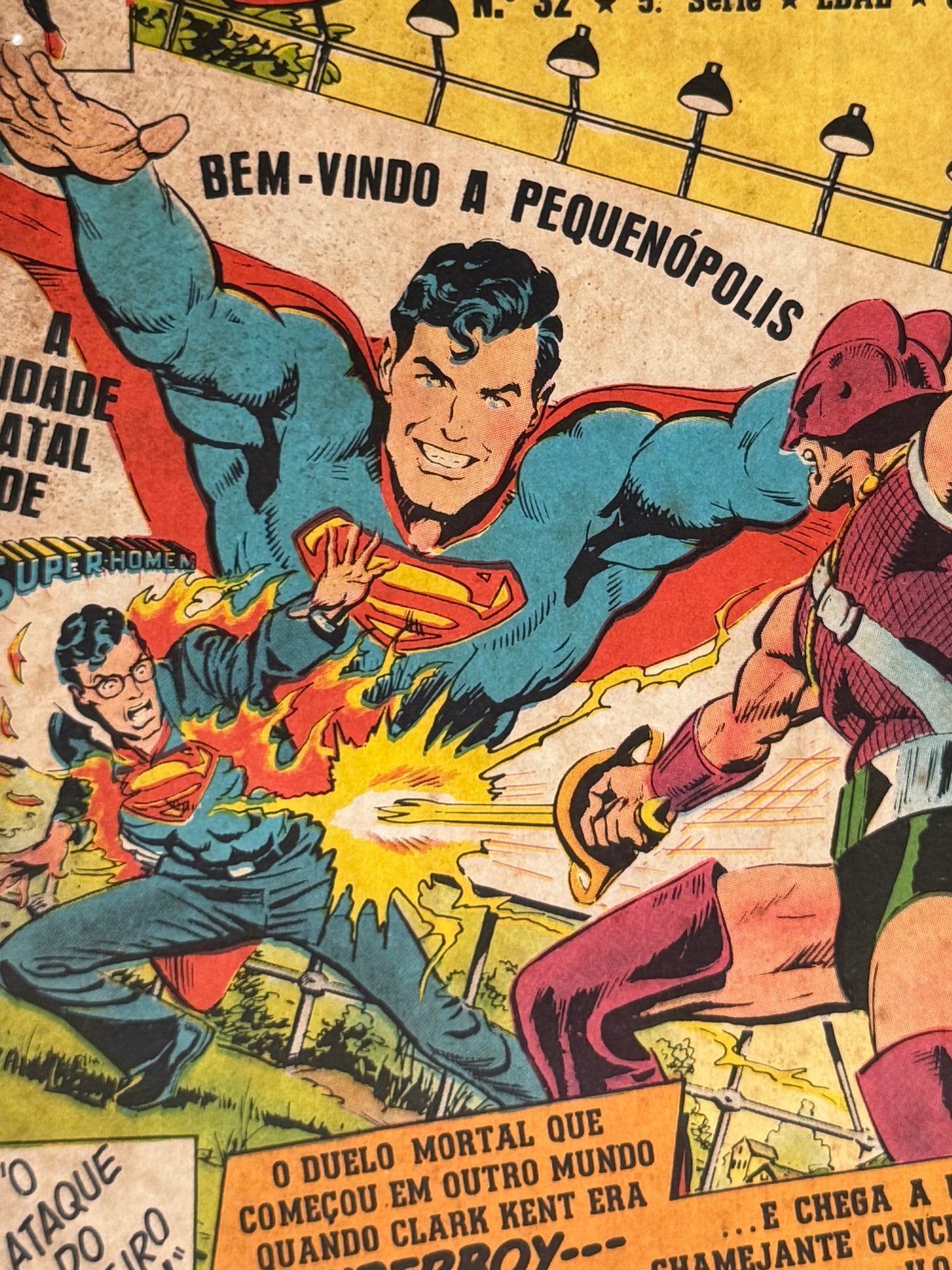 Vintage 1979 Brazilian Portuguese Comic Book Superman No. 32 Series 5