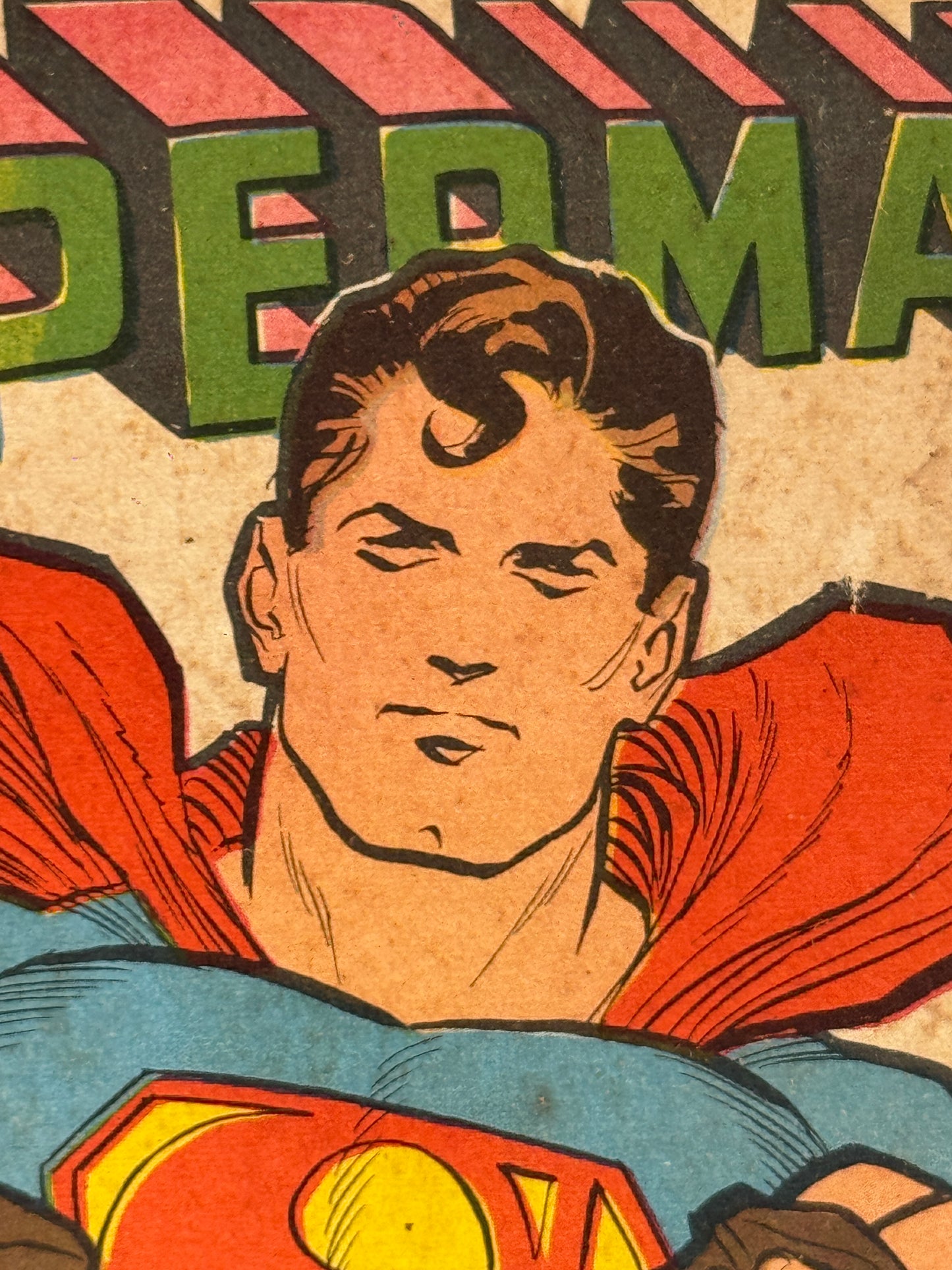 Vintage 1963 Brazilian Portuguese Comic Book Superman No. 96 Series 1
