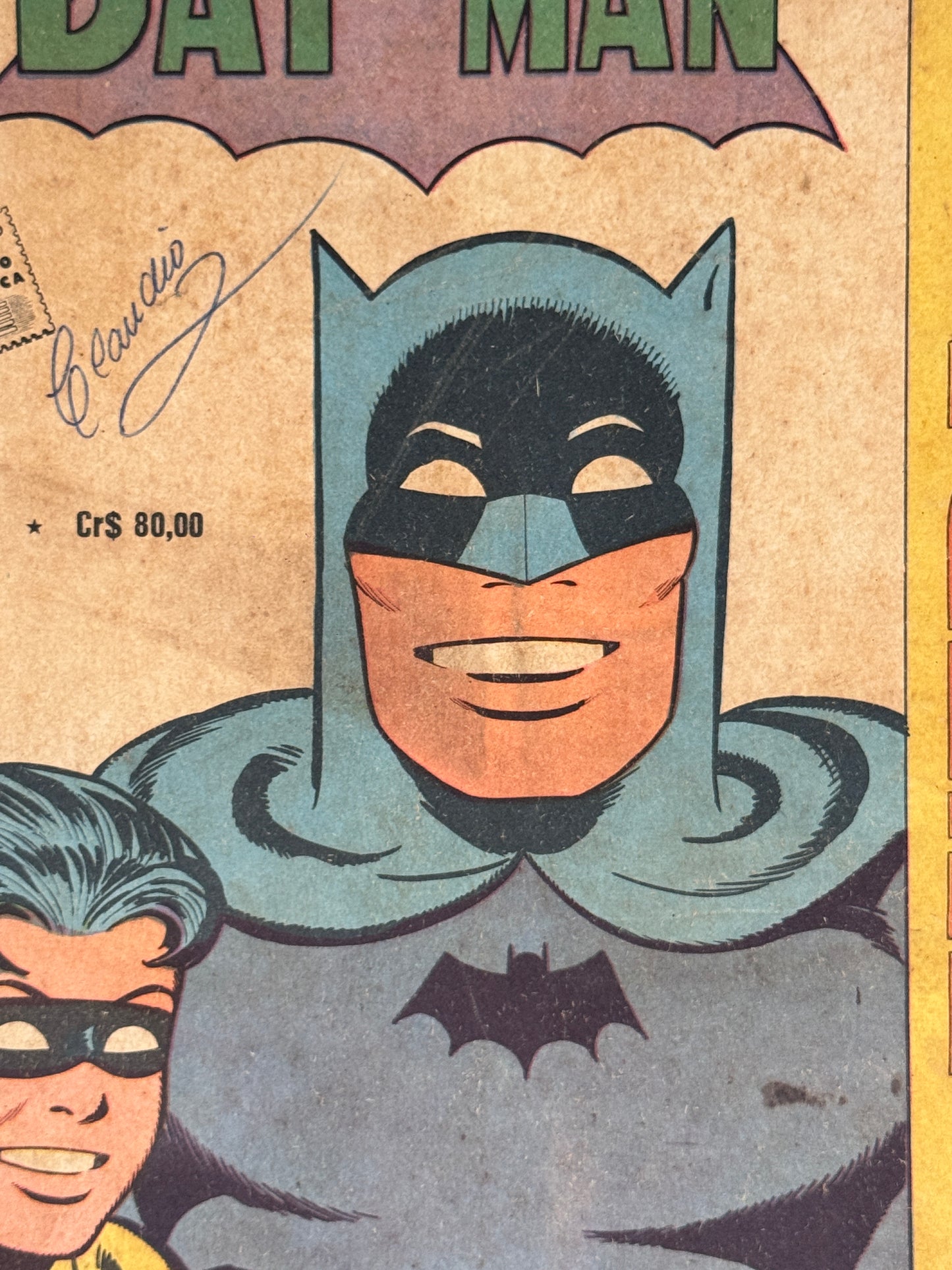 Vintage 1963 Brazilian Portuguese Batman No. 22 Comic Book