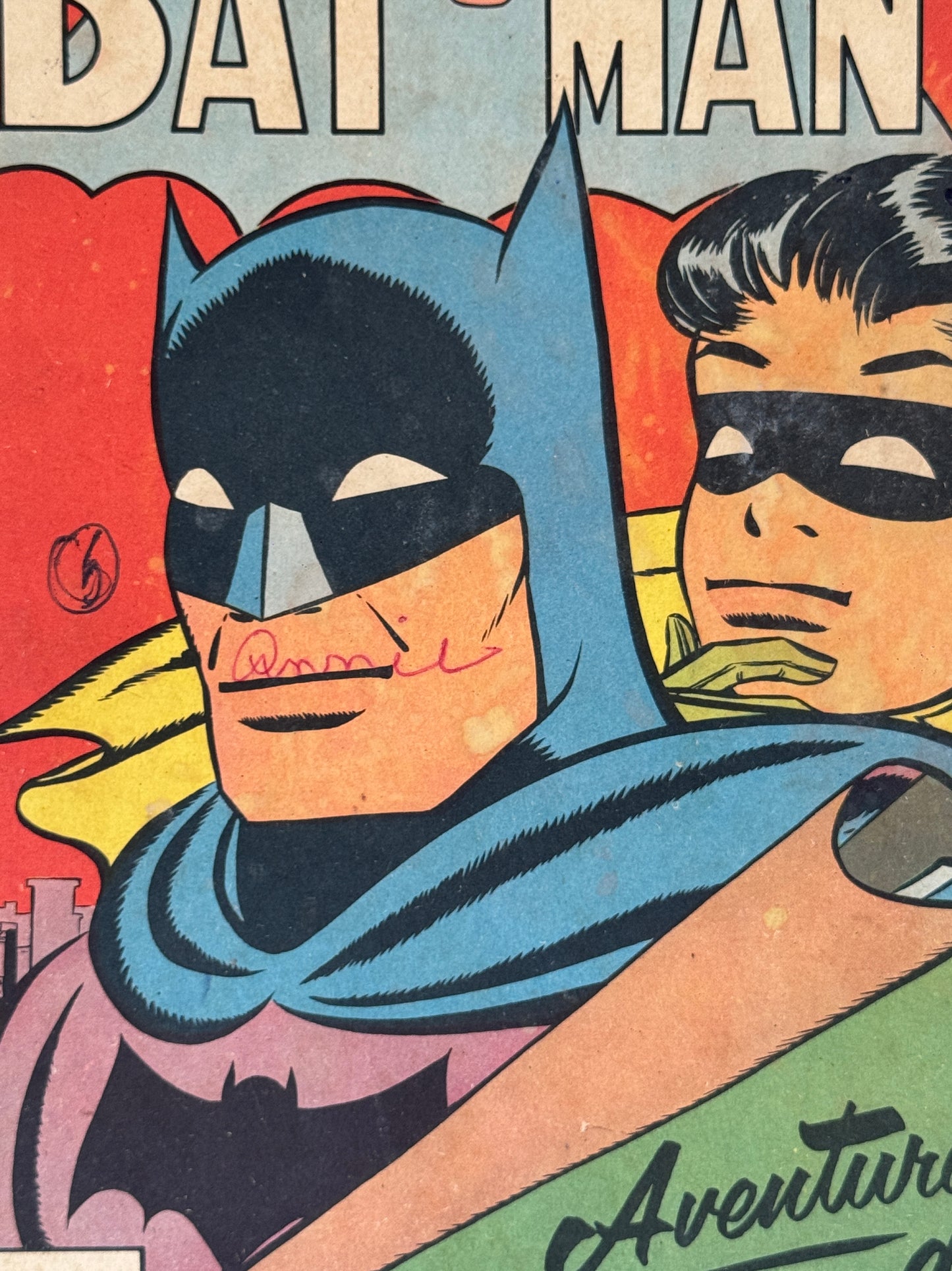 Vintage 1960's Brazilian Portuguese Batman No. 42 Comic Book