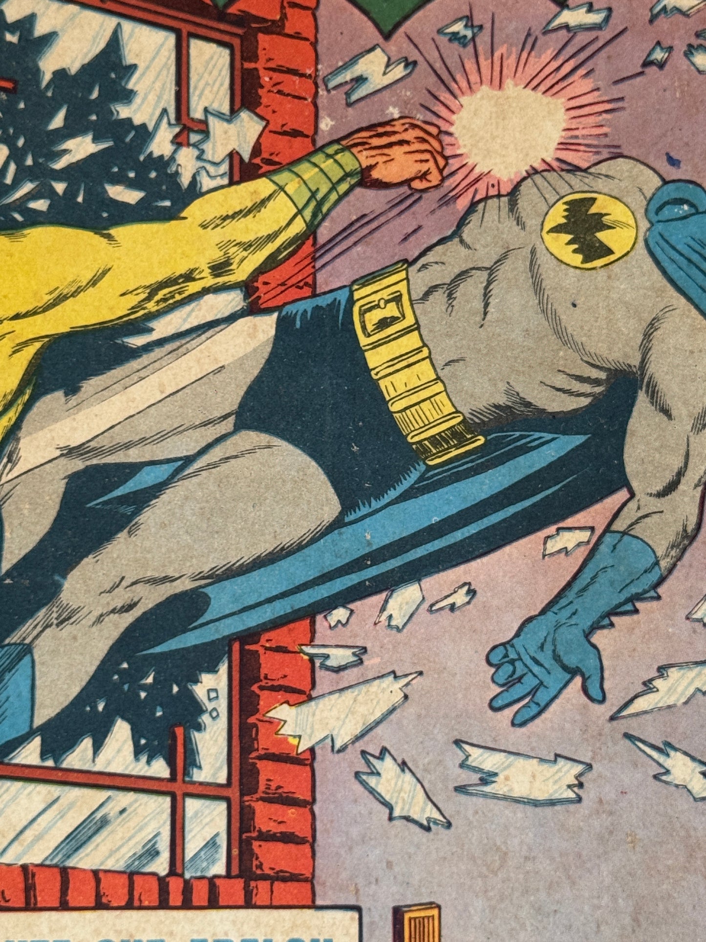 Vintage 1960's Brazilian Portuguese Batman No. 57 Comic Book