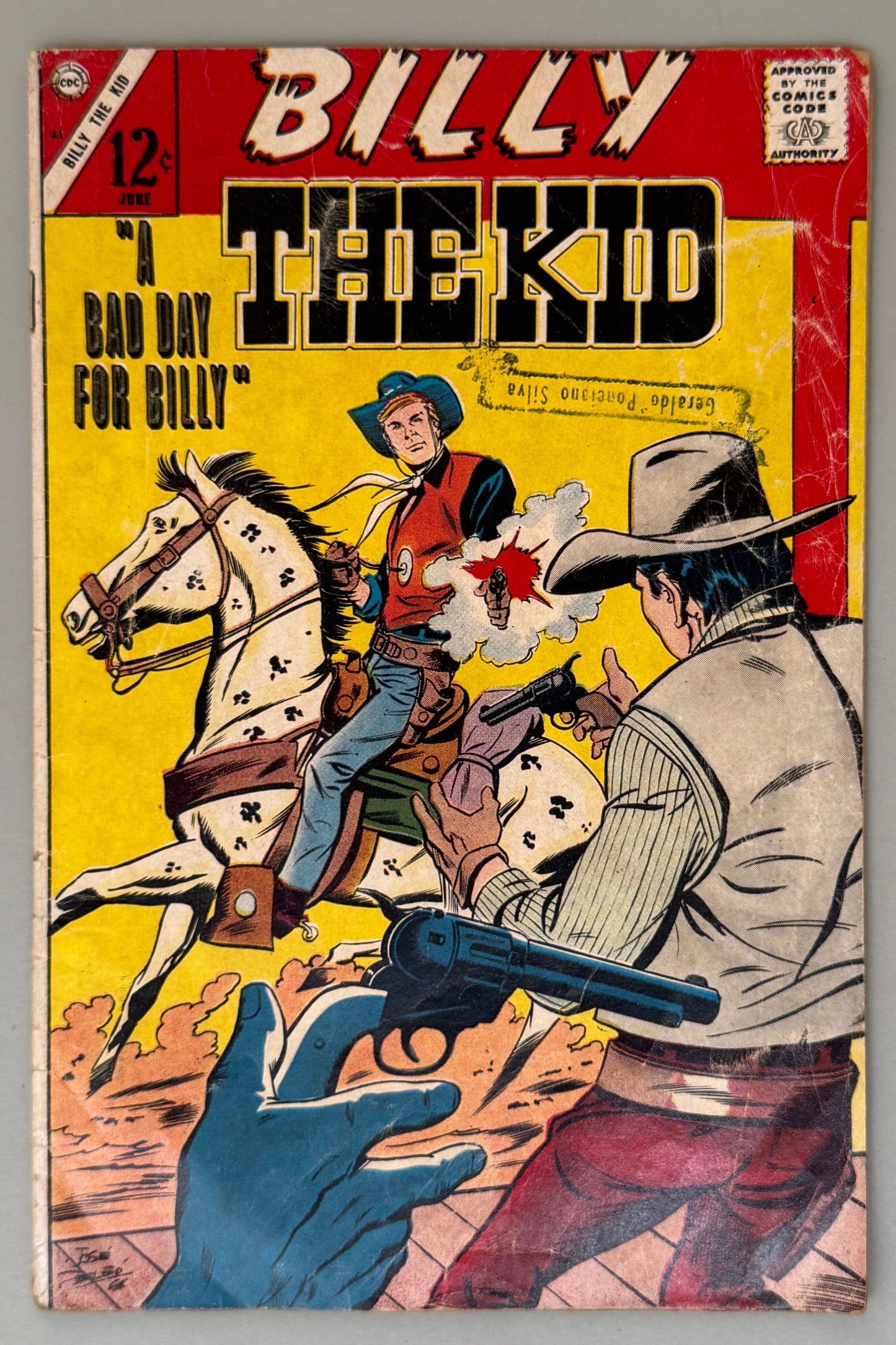 Vintage 1967 Comic Book Billy The Kid No. 61