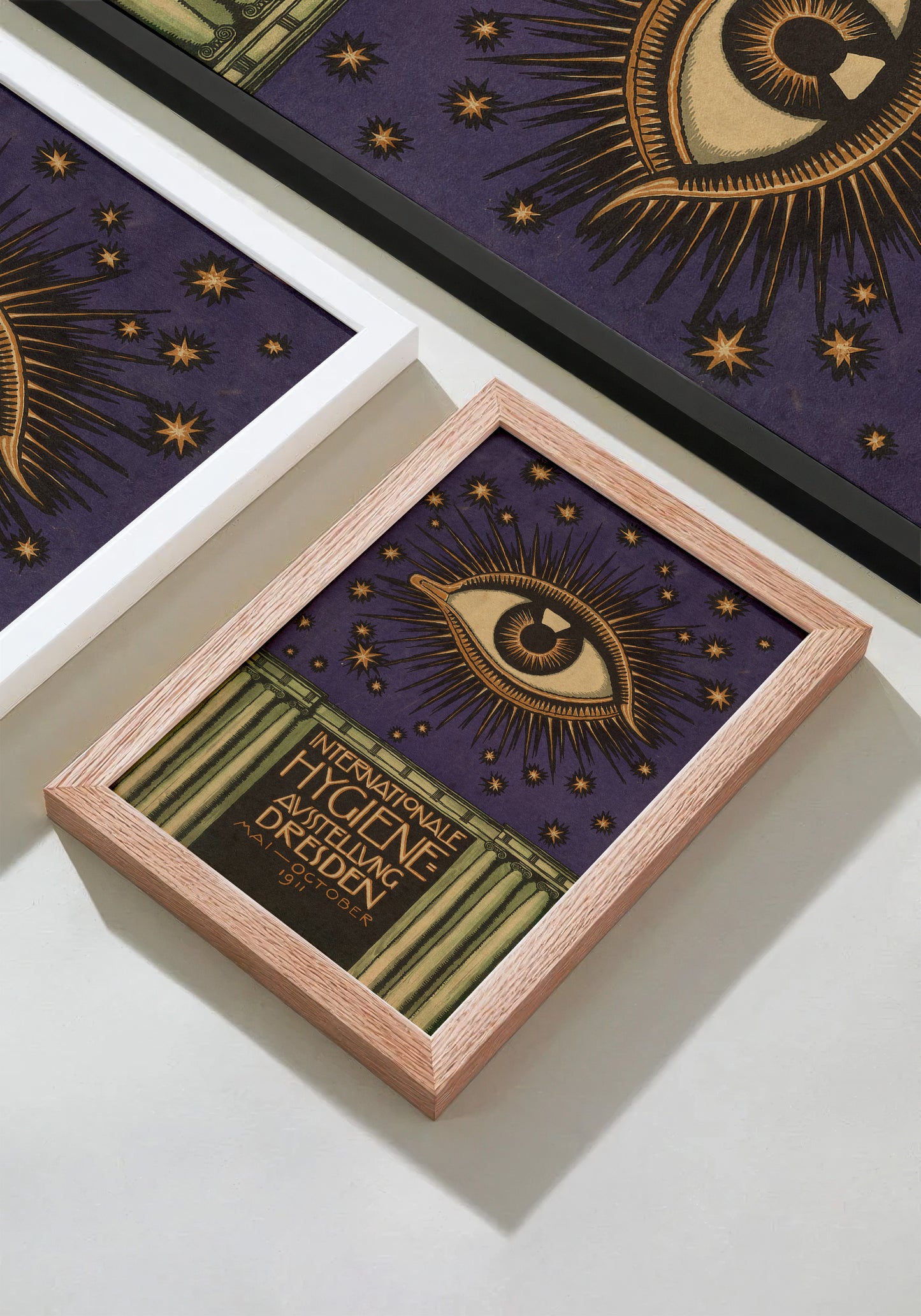 Mystical Eye Poster – Internationale Hygiene Exhibition Dresden, 1911 World’s Fair Reproduction