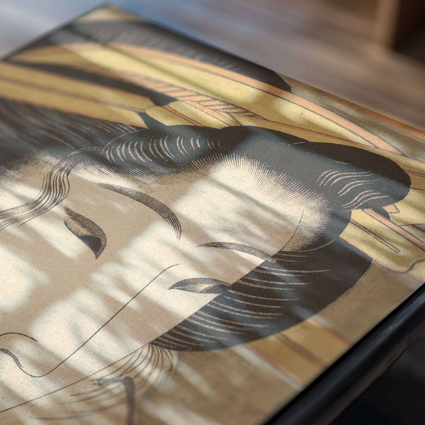 Vintage Japanese Edo Era "Head of Beauty" Art Print