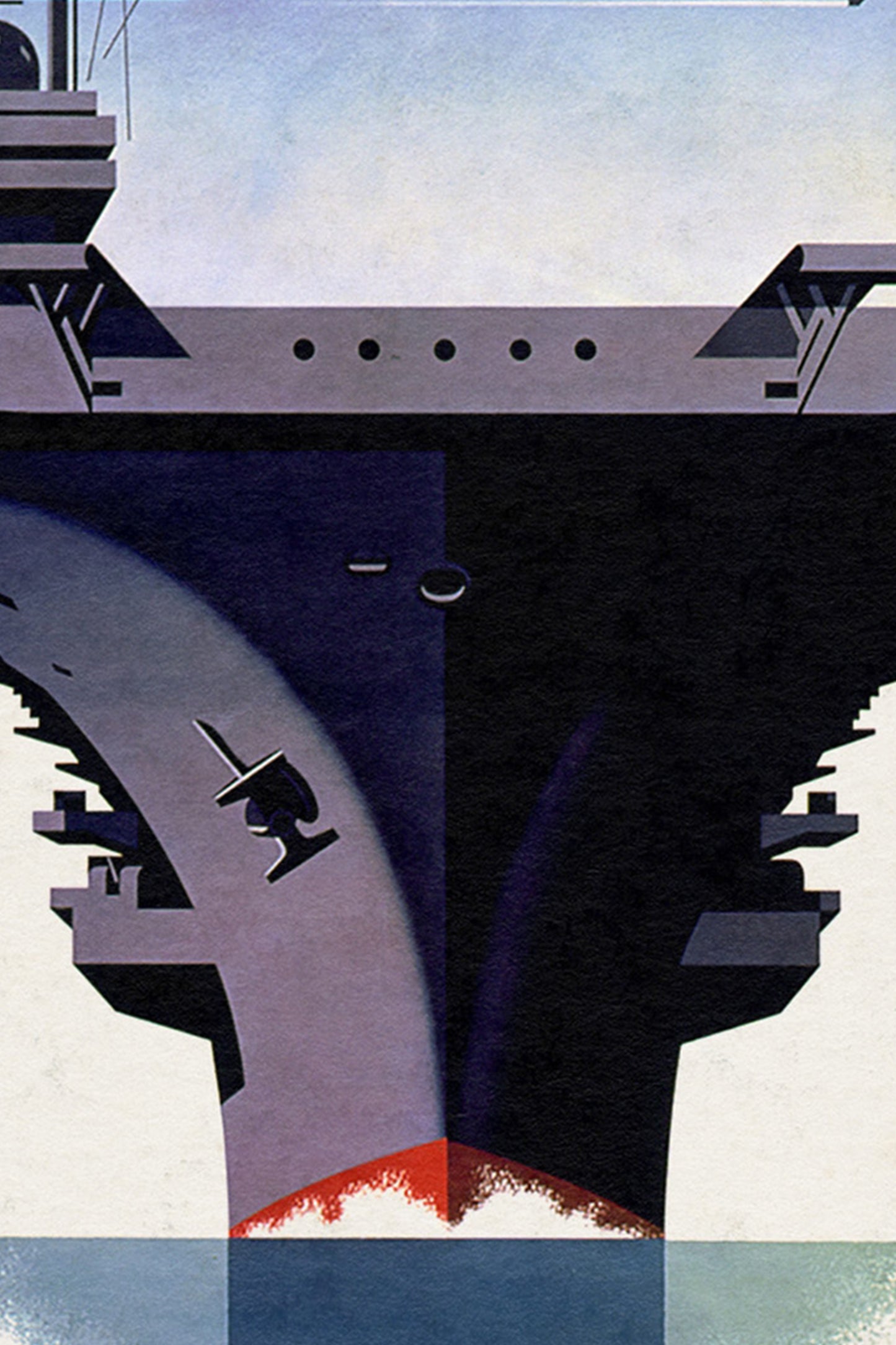 Join the Modern Mobile Navy Vintage 1950s Poster