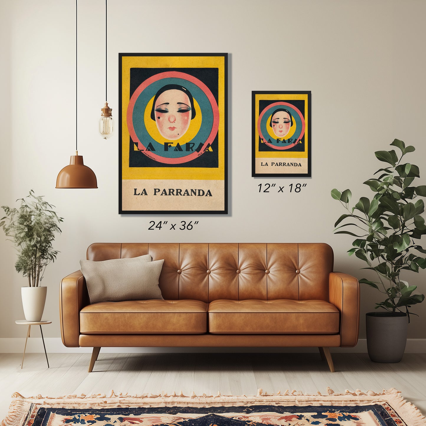 La Farsa – La Parranda 1920s Spanish Art Deco Vintage Poster Print