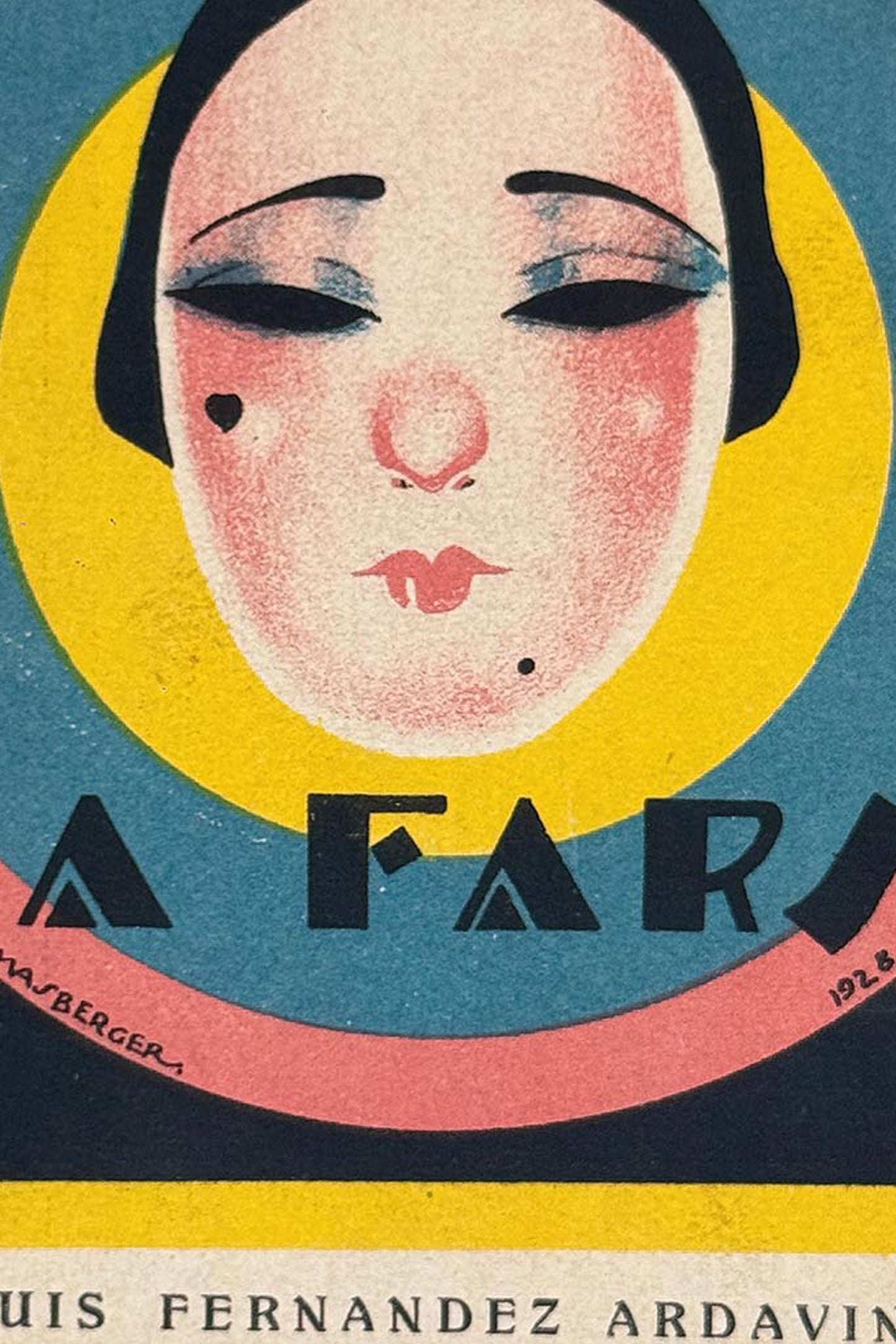 La Farsa - La Parranda 1920's Spanish Art Deco Vintage Poster Print