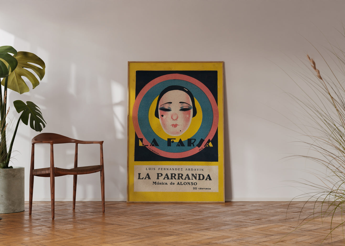 La Farsa - La Parranda 1920's Spanish Art Deco Vintage Poster Print