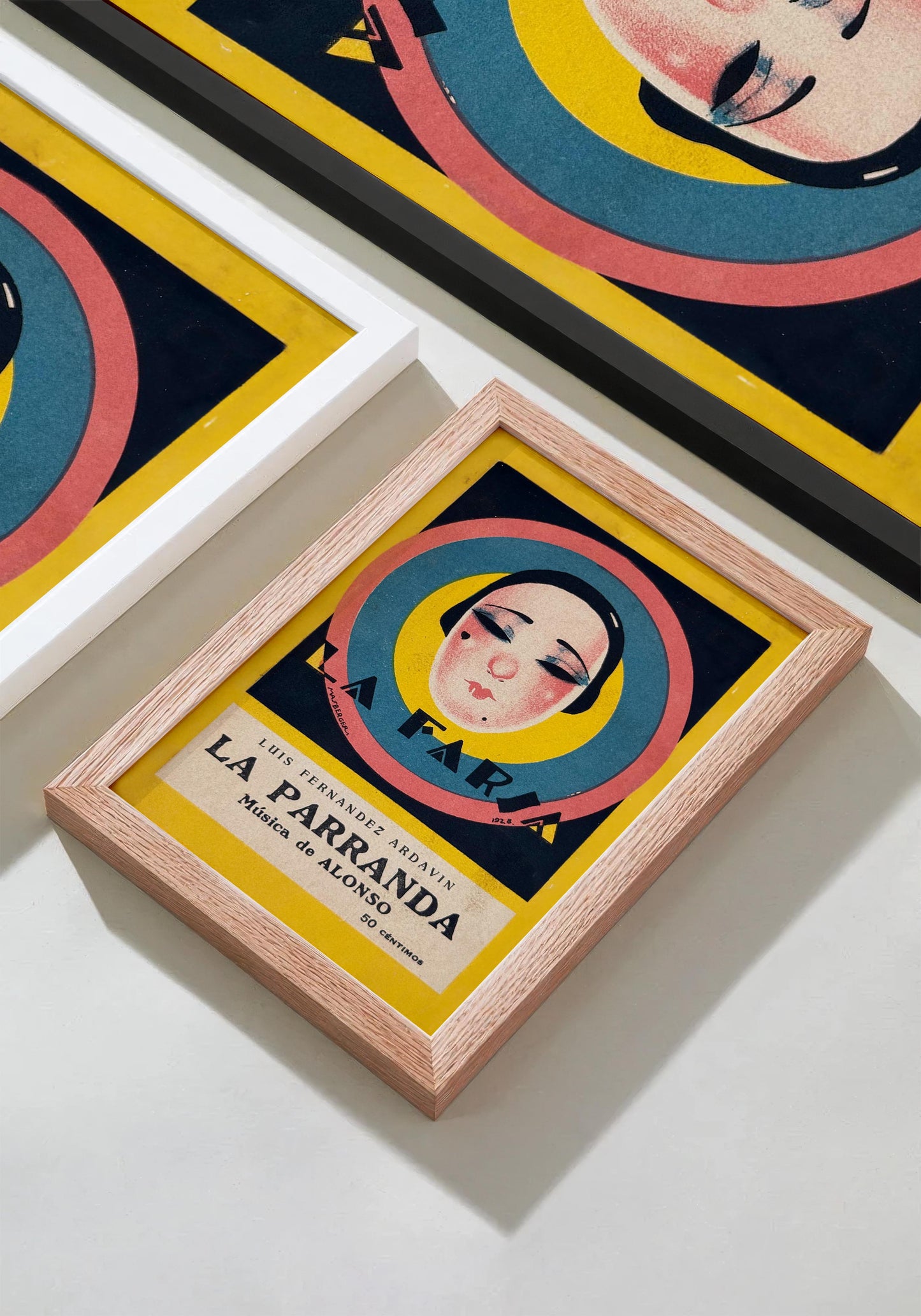 La Farsa - La Parranda 1920's Spanish Art Deco Vintage Poster Print