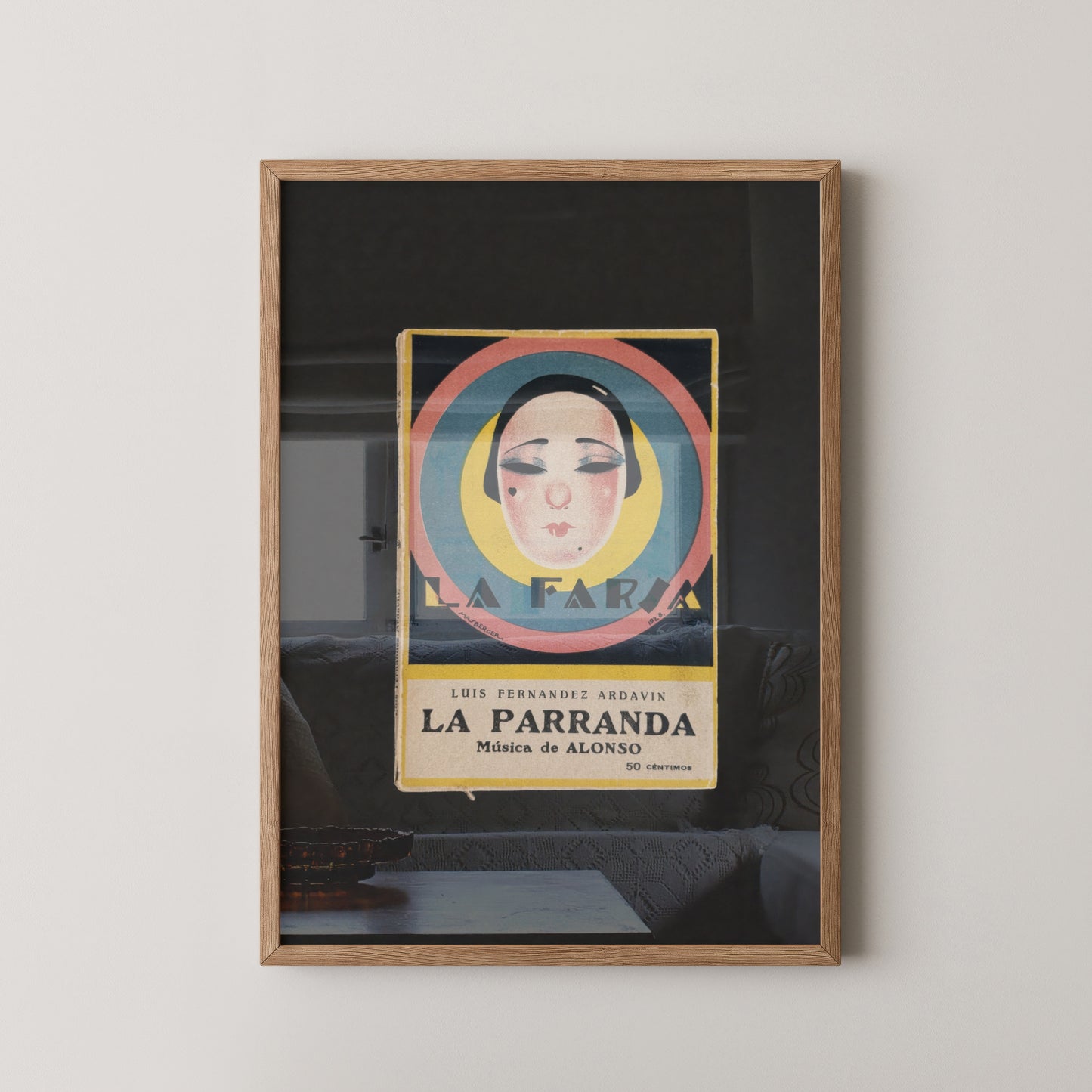 Vintage 1928 Spanish Zarzuela La Farsa 'La Parranda'