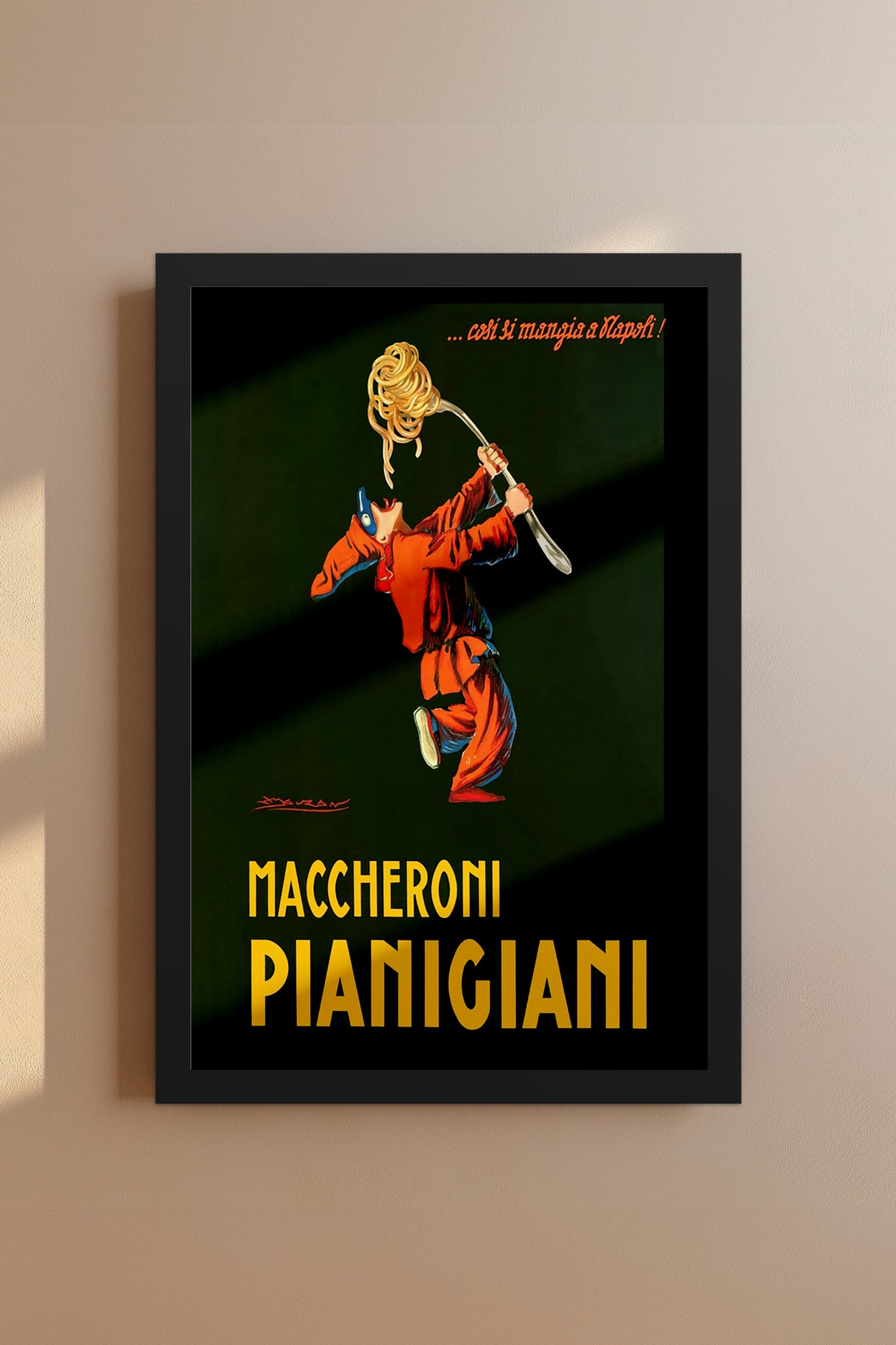 1922 Maccheroni Pianigiani Vintage Italian Poster
