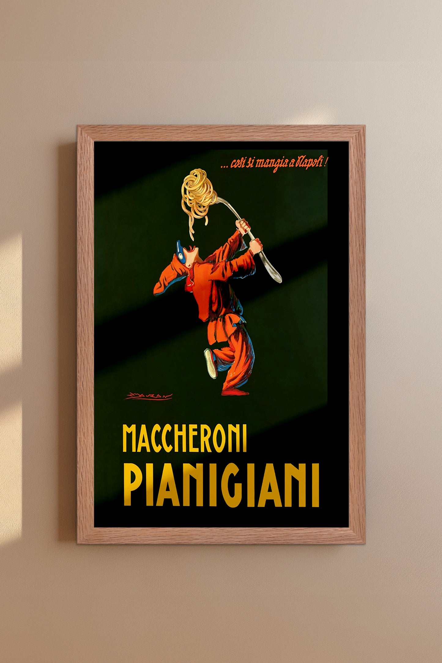 1922 Maccheroni Pianigiani Vintage Italian Poster