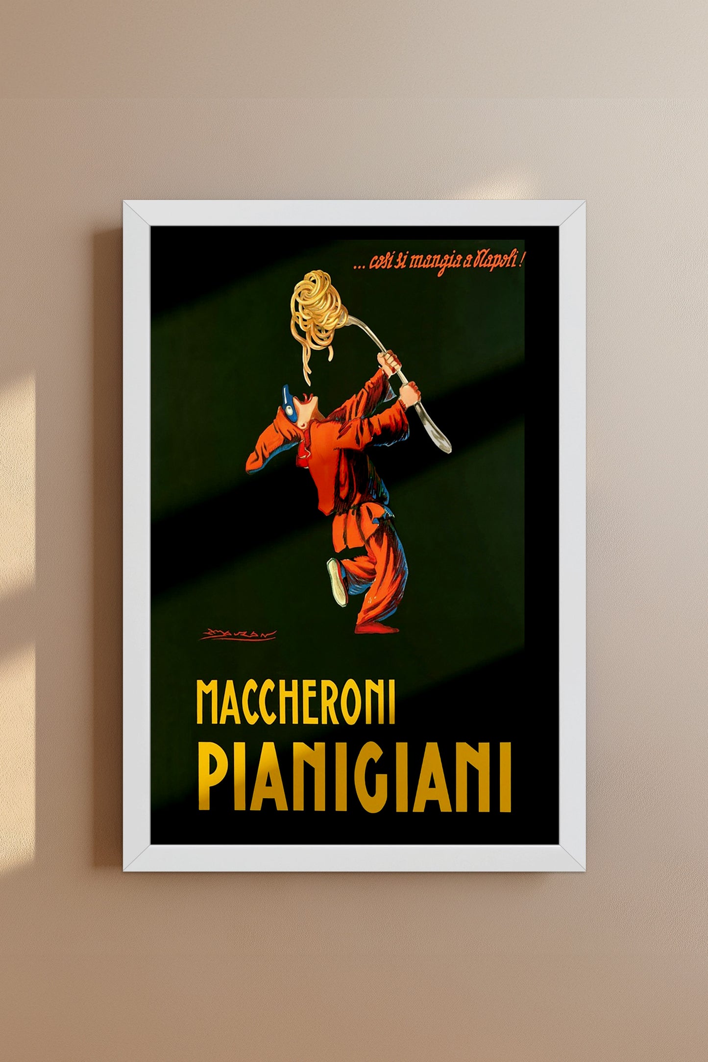 1922 Maccheroni Pianigiani Vintage Italian Poster