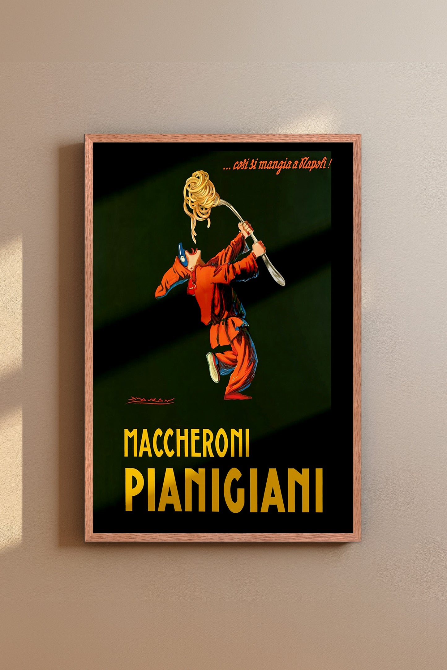 1922 Maccheroni Pianigiani Vintage Italian Poster