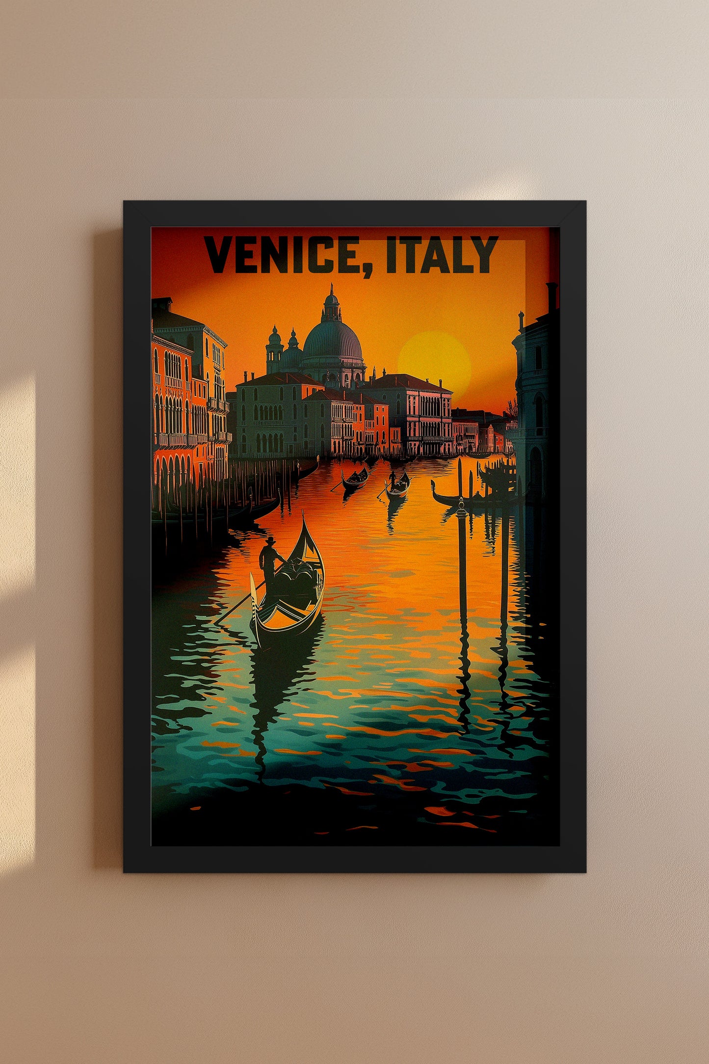 Venice Italy Poster Vintage-Style Print