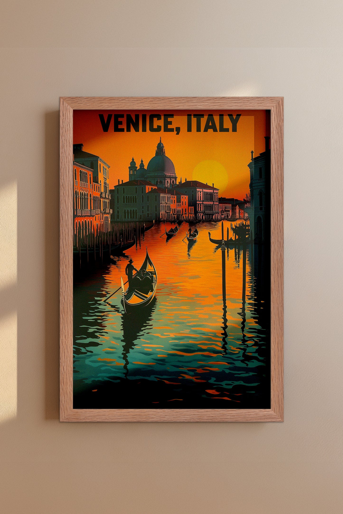 Venice Italy Poster Vintage-Style Print