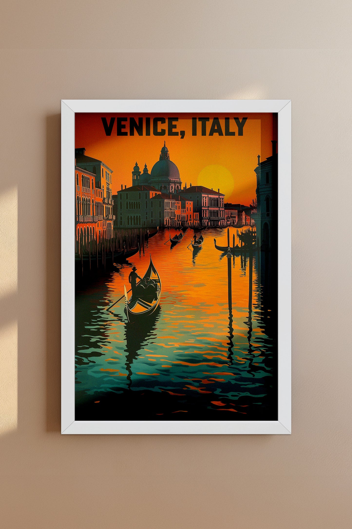 Venice Italy Poster Vintage-Style Print