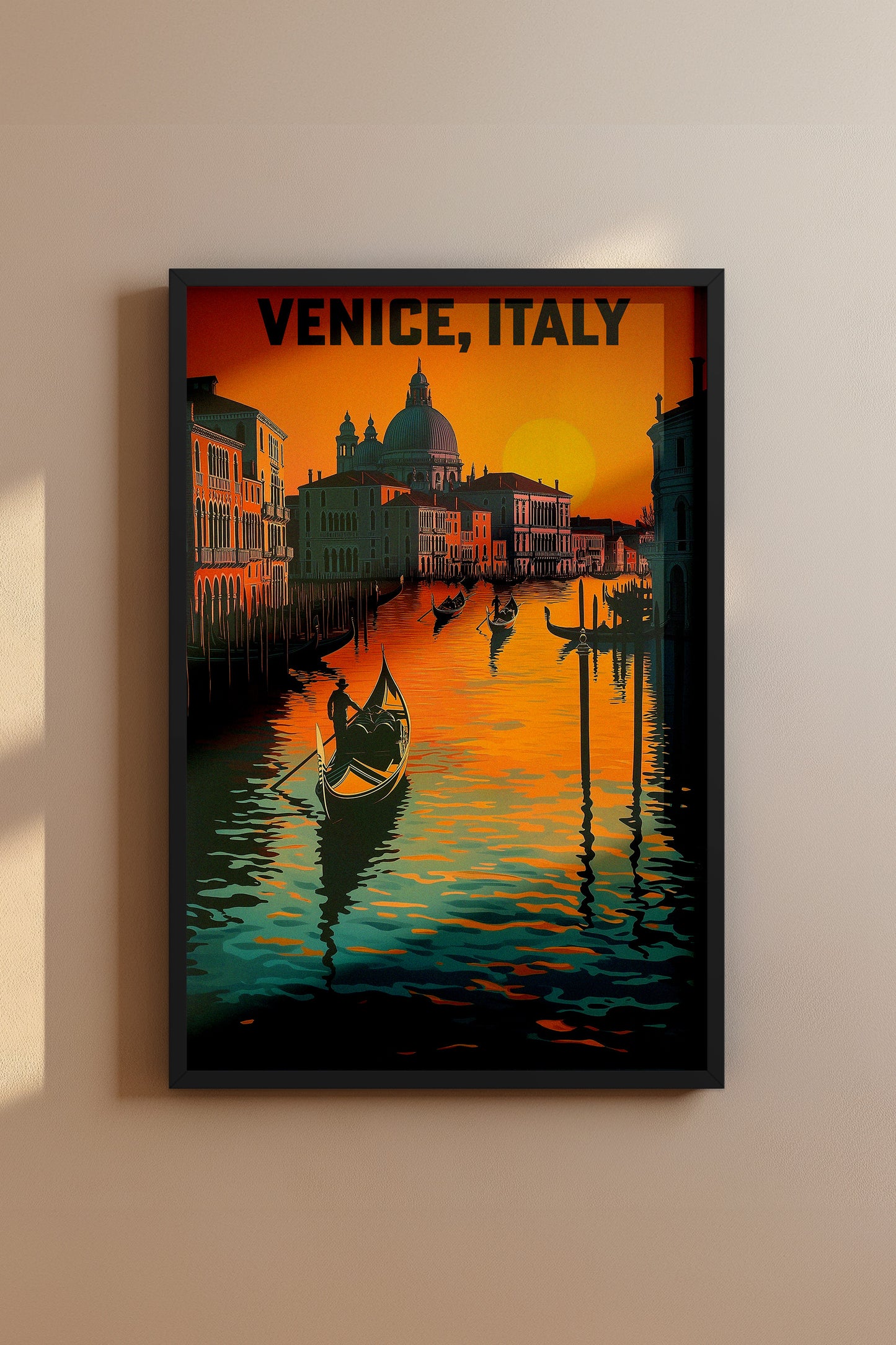 Venice Italy Poster Vintage-Style Print