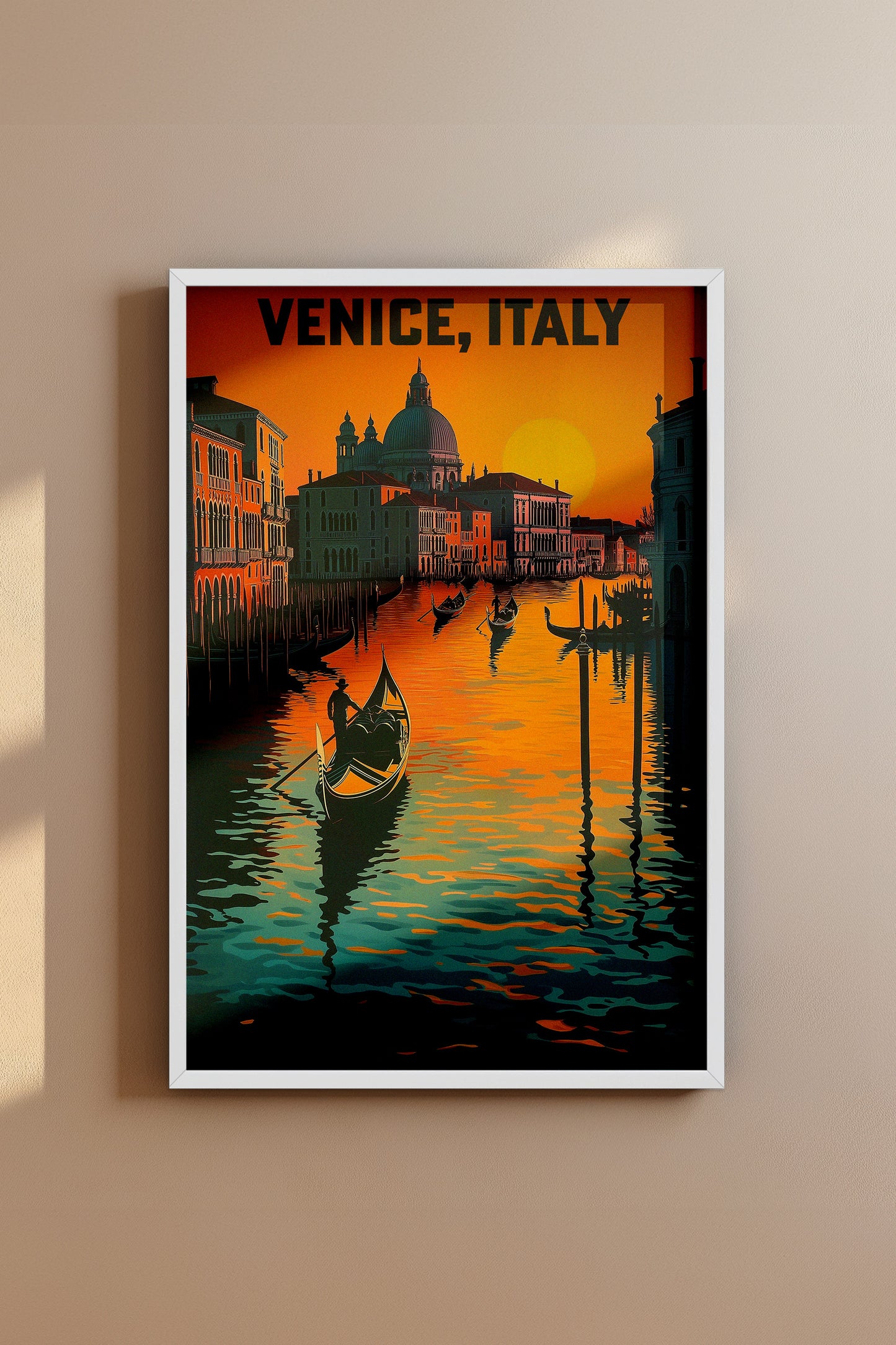 Venice Italy Poster Vintage-Style Print